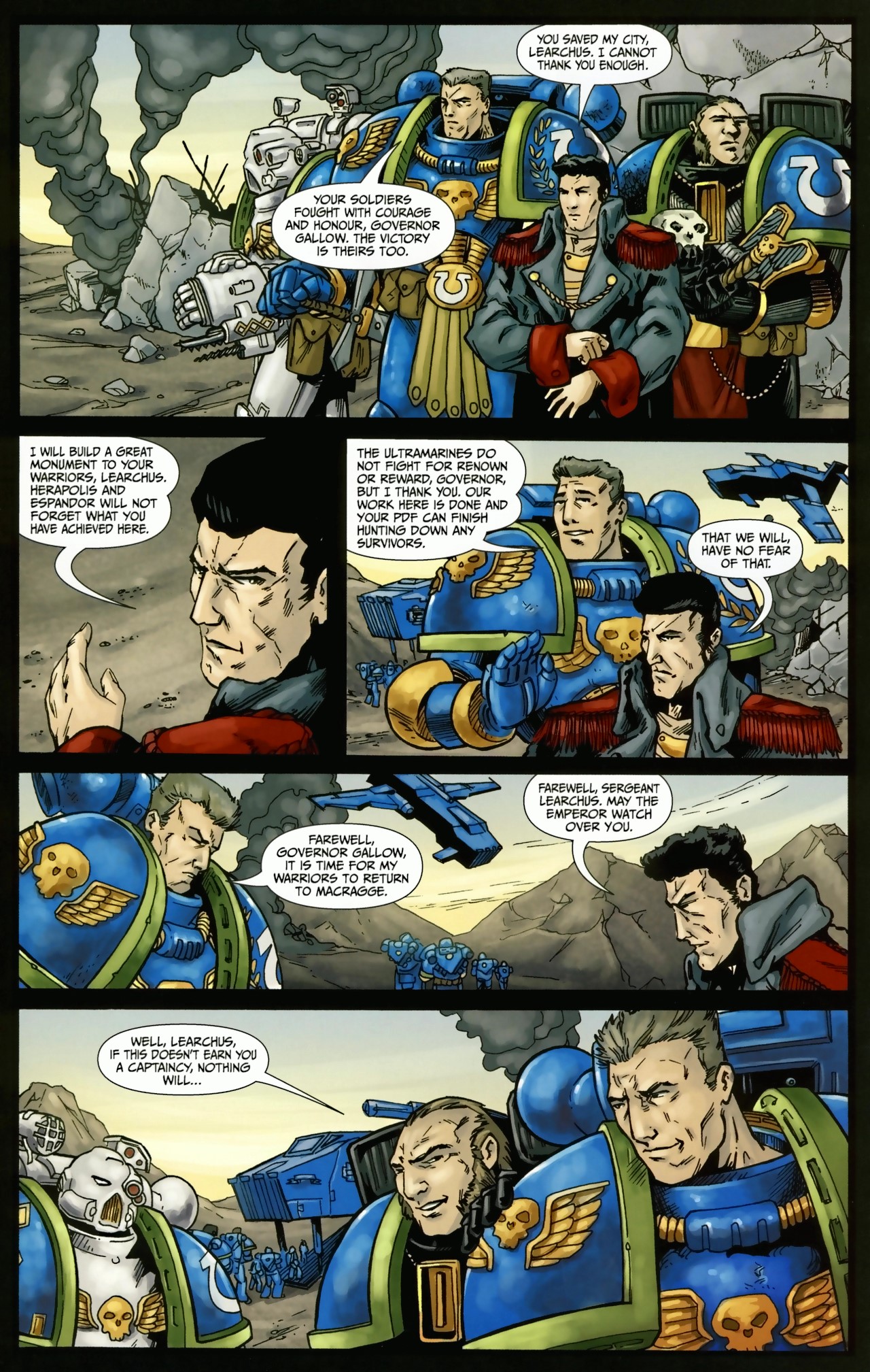 Read online Warhammer 40,000: Defenders of Ultramar comic -  Issue #4 - 25