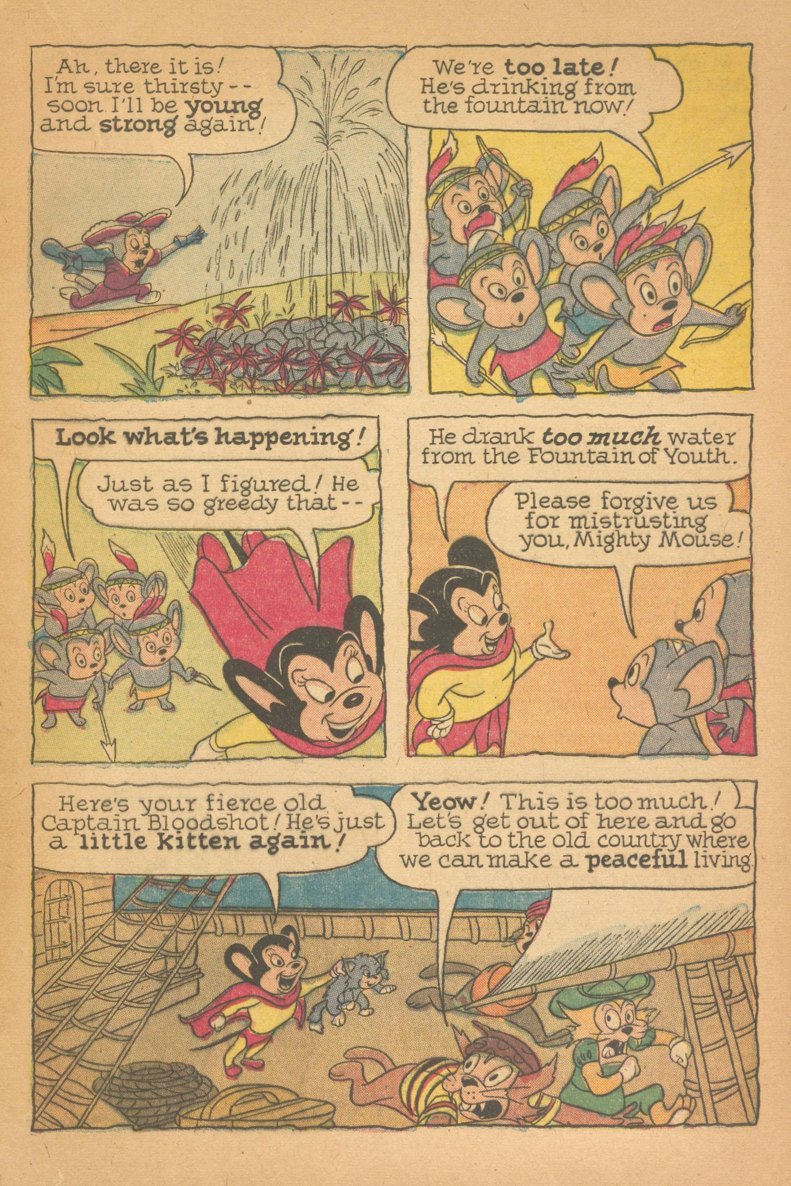 Read online Paul Terry's Mighty Mouse Comics comic -  Issue #71 - 17