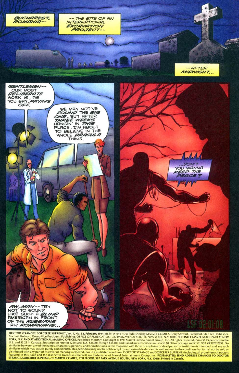 Read online Doctor Strange: Sorcerer Supreme comic -  Issue #62 - 2