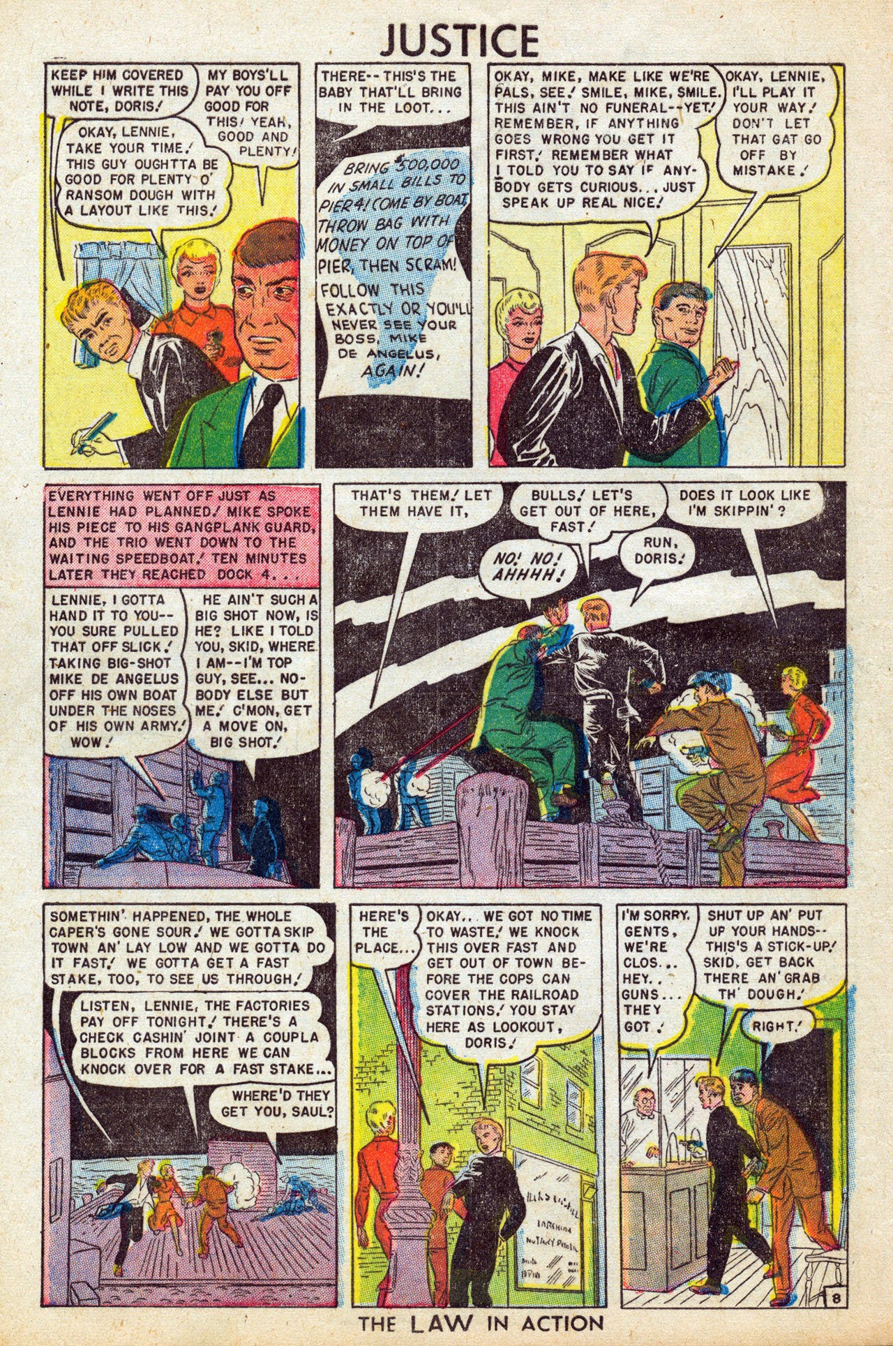 Read online Justice Comics (1948) comic -  Issue #10 - 10