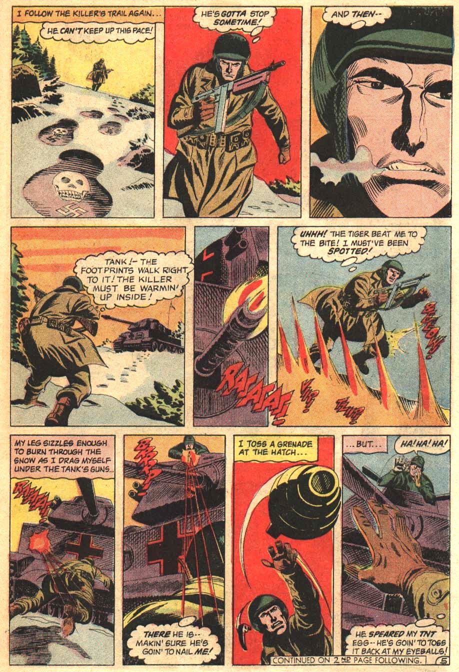 Read online Star Spangled War Stories (1952) comic -  Issue #126 - 27