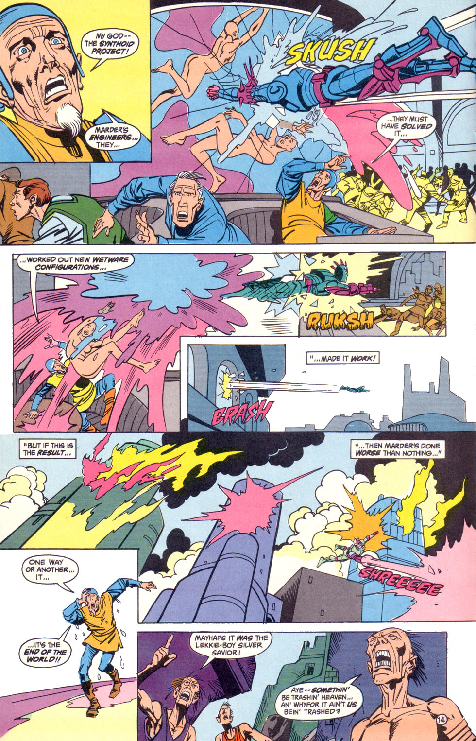 Read online Electric Warrior comic -  Issue #10 - 15