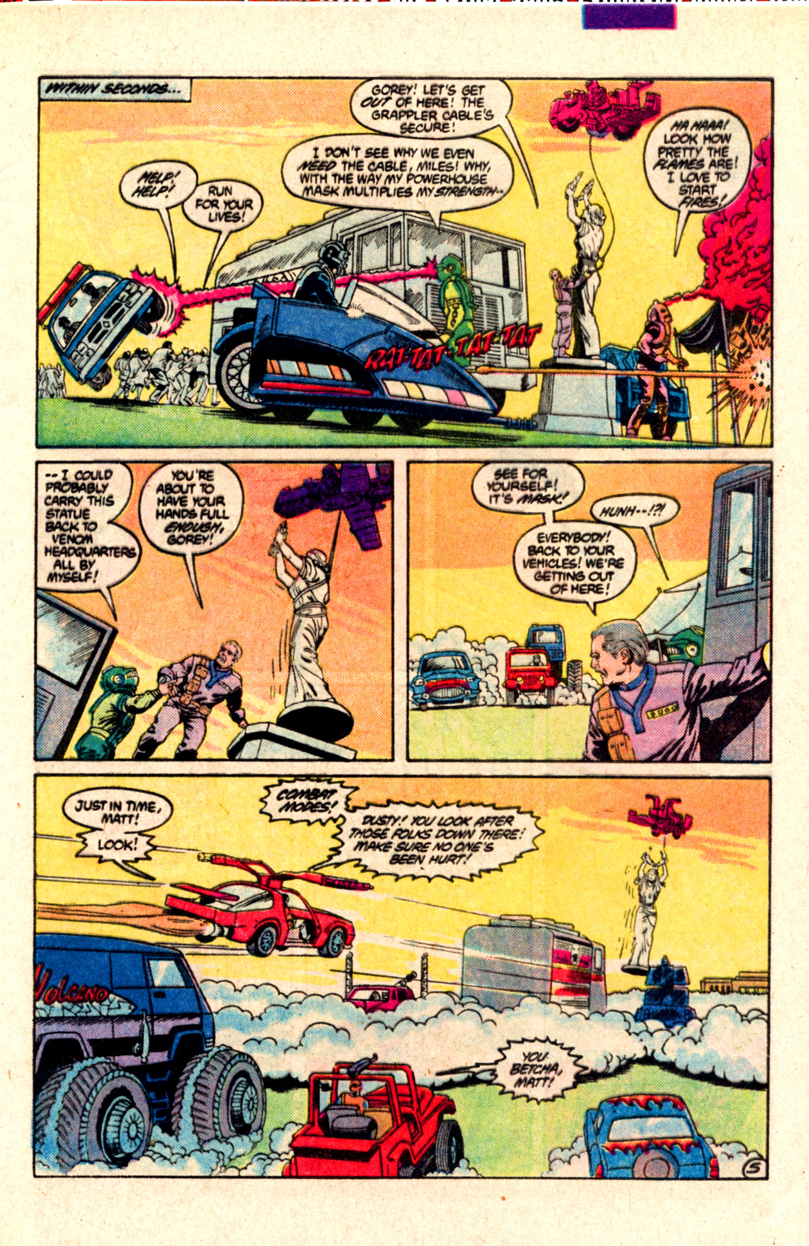 Read online MASK (1987) comic -  Issue #3 - 9