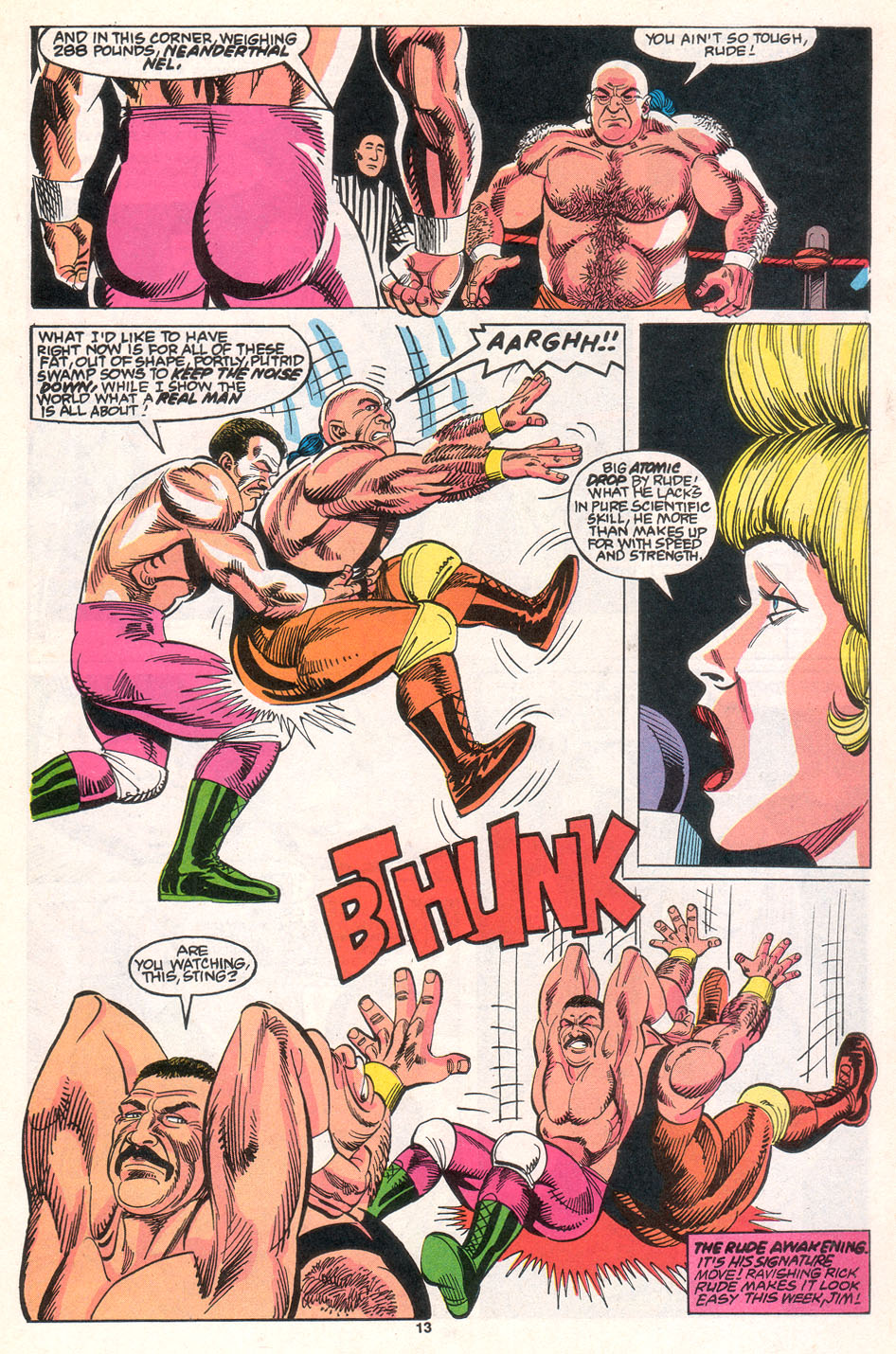 Read online WCW World Championship Wrestling comic -  Issue #7 - 14