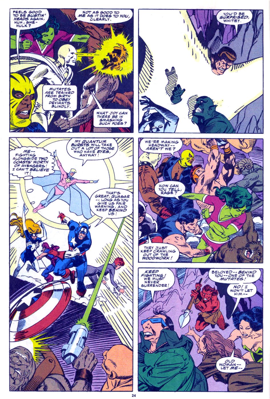 Read online Avengers West Coast (1989) comic -  Issue # Annual 6 - 22