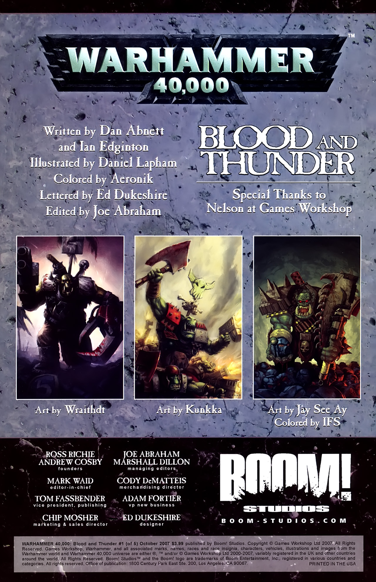 Read online Warhammer 40,000: Blood and Thunder comic -  Issue #1 - 2