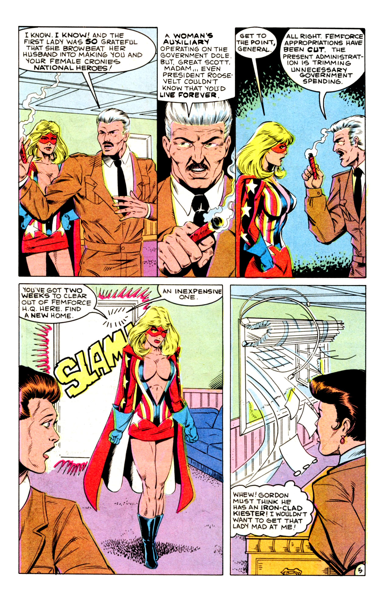 Read online Untold Origin of FemForce comic -  Issue # Full - 7