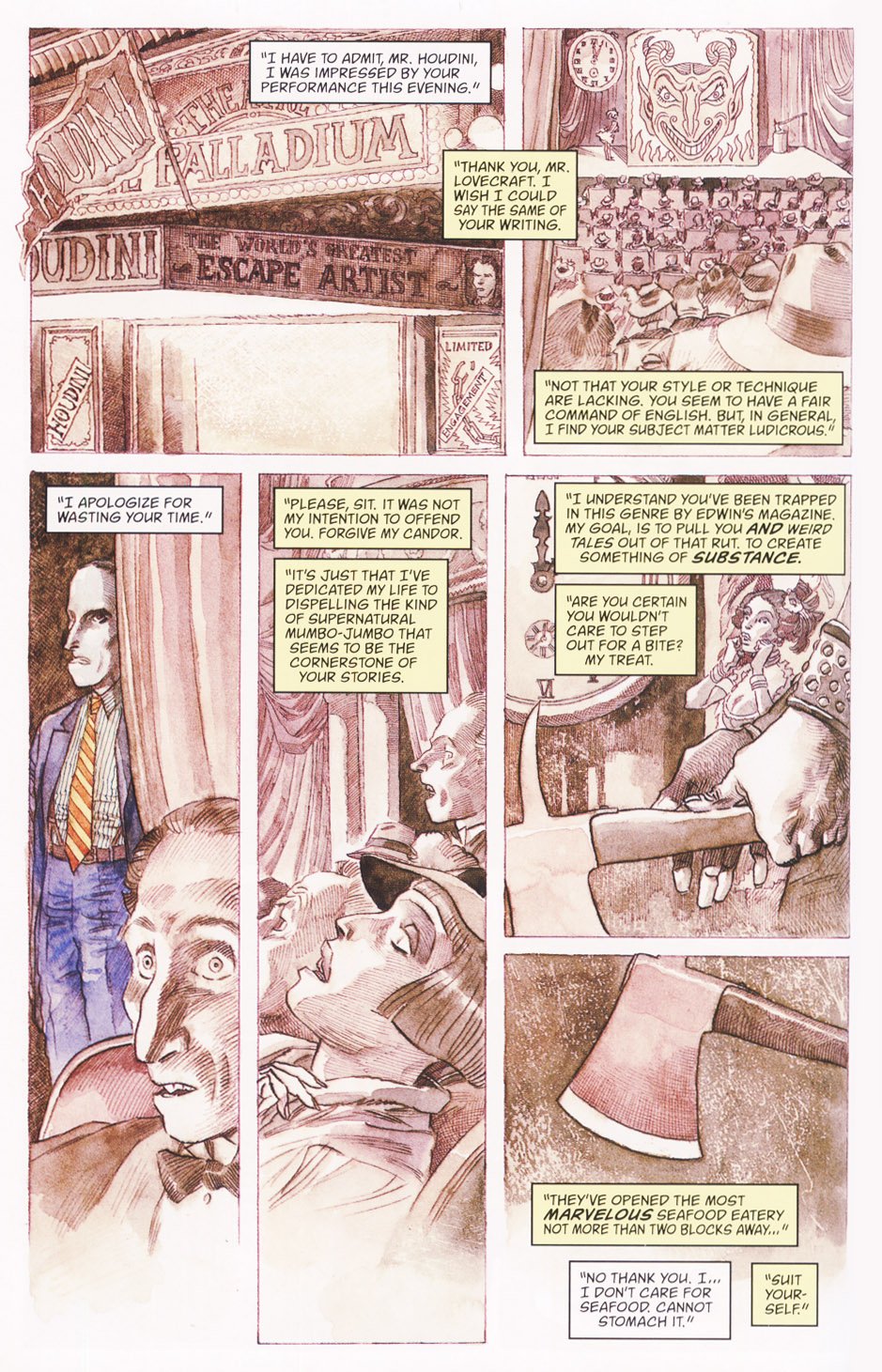 Read online Lovecraft comic -  Issue # TPB - 64