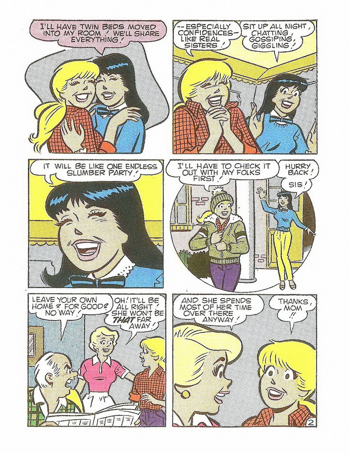 Read online Betty and Veronica Digest Magazine comic -  Issue #29 - 35
