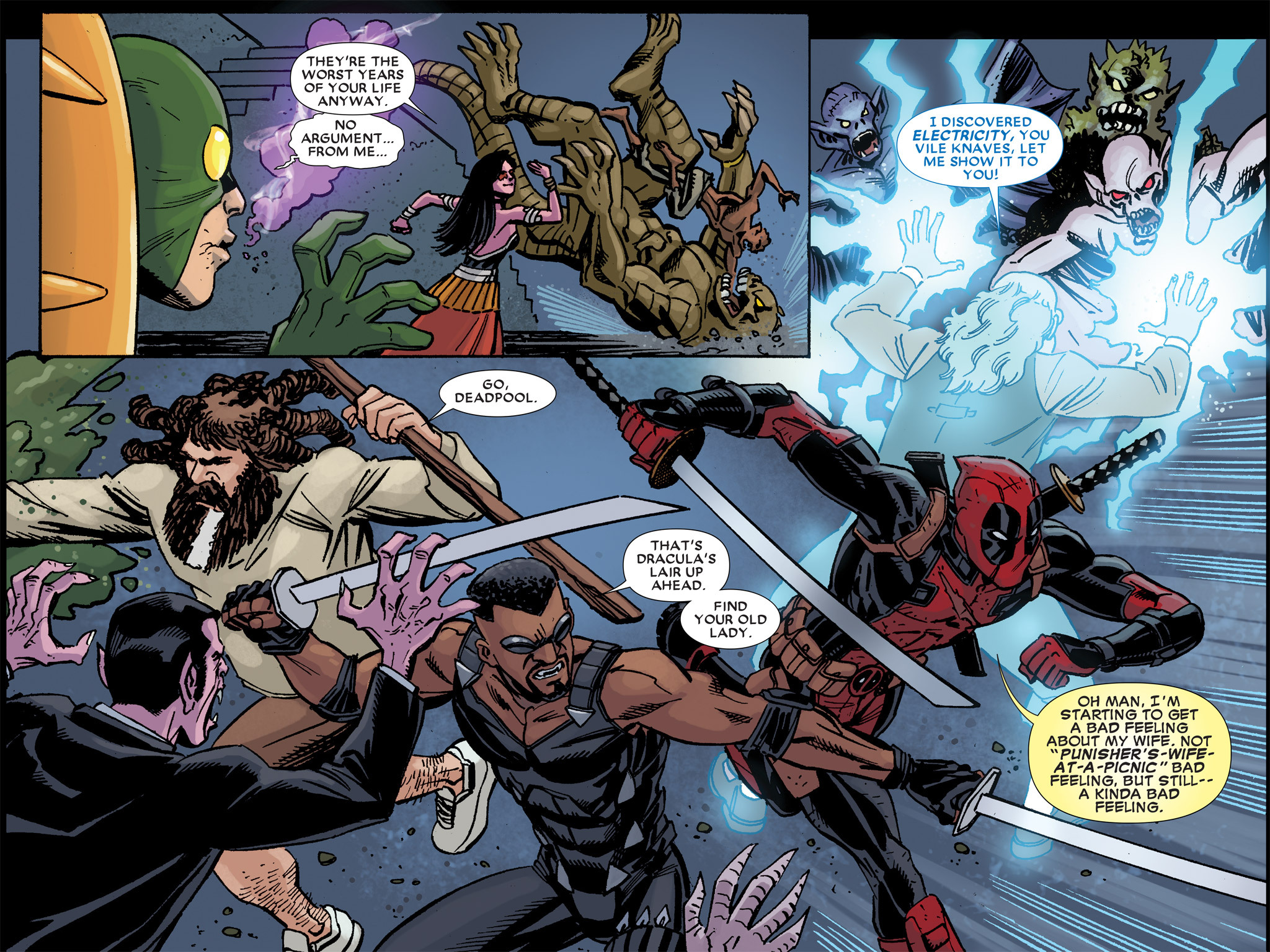 Read online Deadpool: Dracula's Gauntlet comic -  Issue # Part 9 - 1