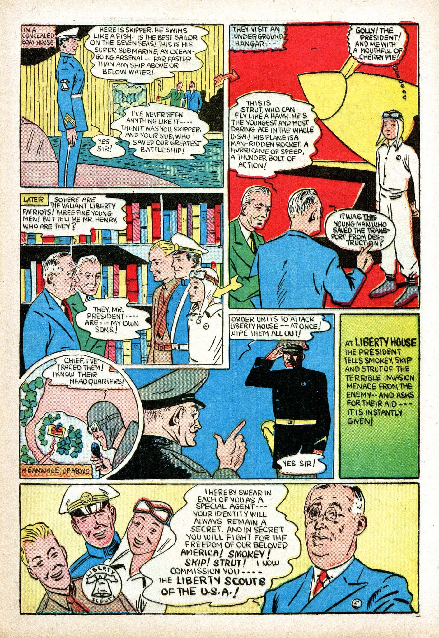 Read online Liberty Scouts Comics comic -  Issue #2 - 7