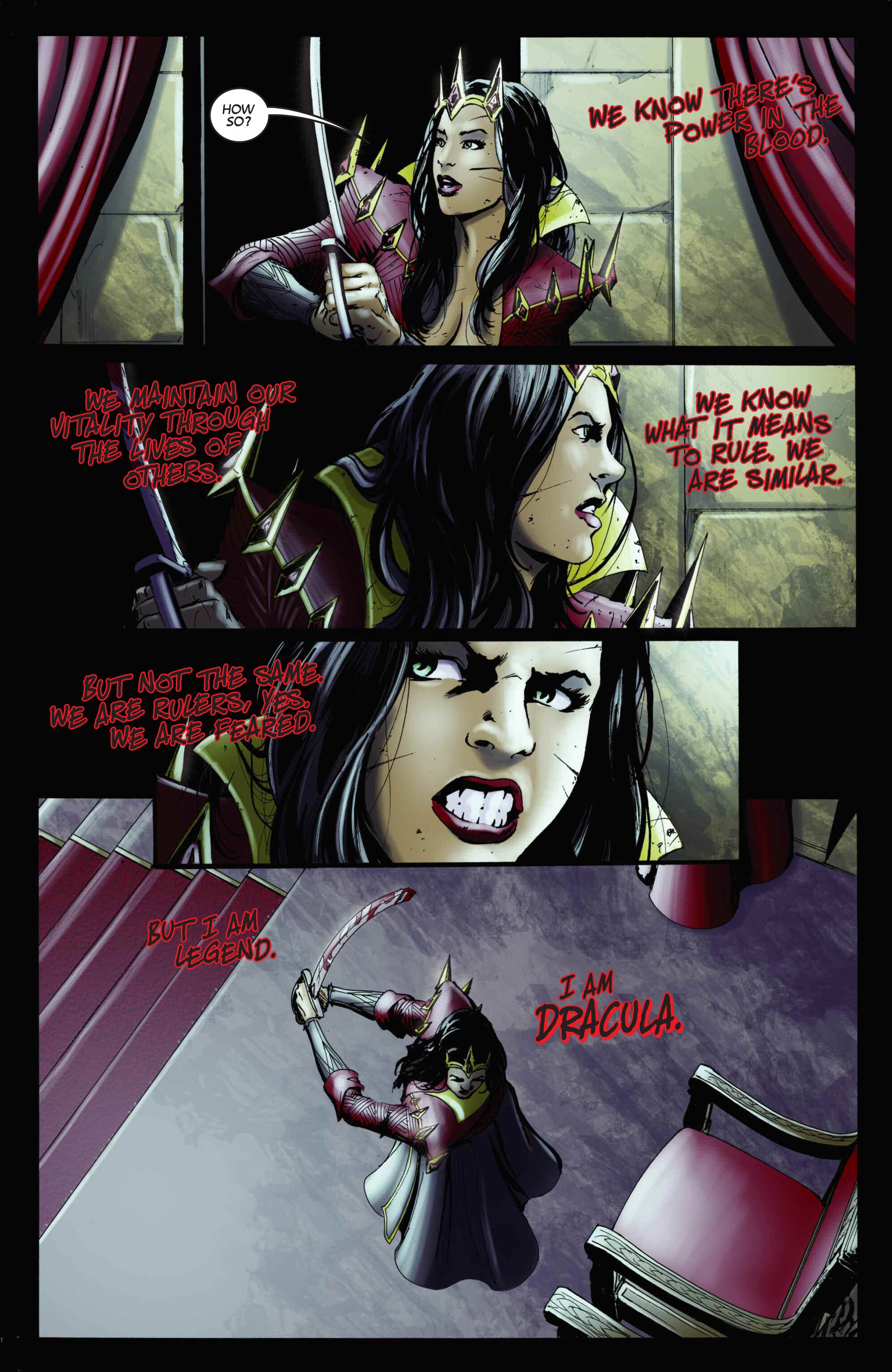 Read online Blood Queen Vs. Dracula comic -  Issue #3 - 23