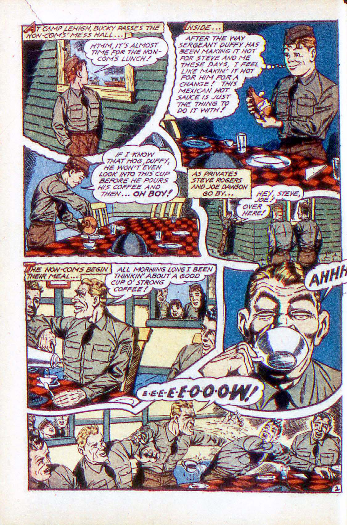 Read online Captain America Comics comic -  Issue #24 - 4