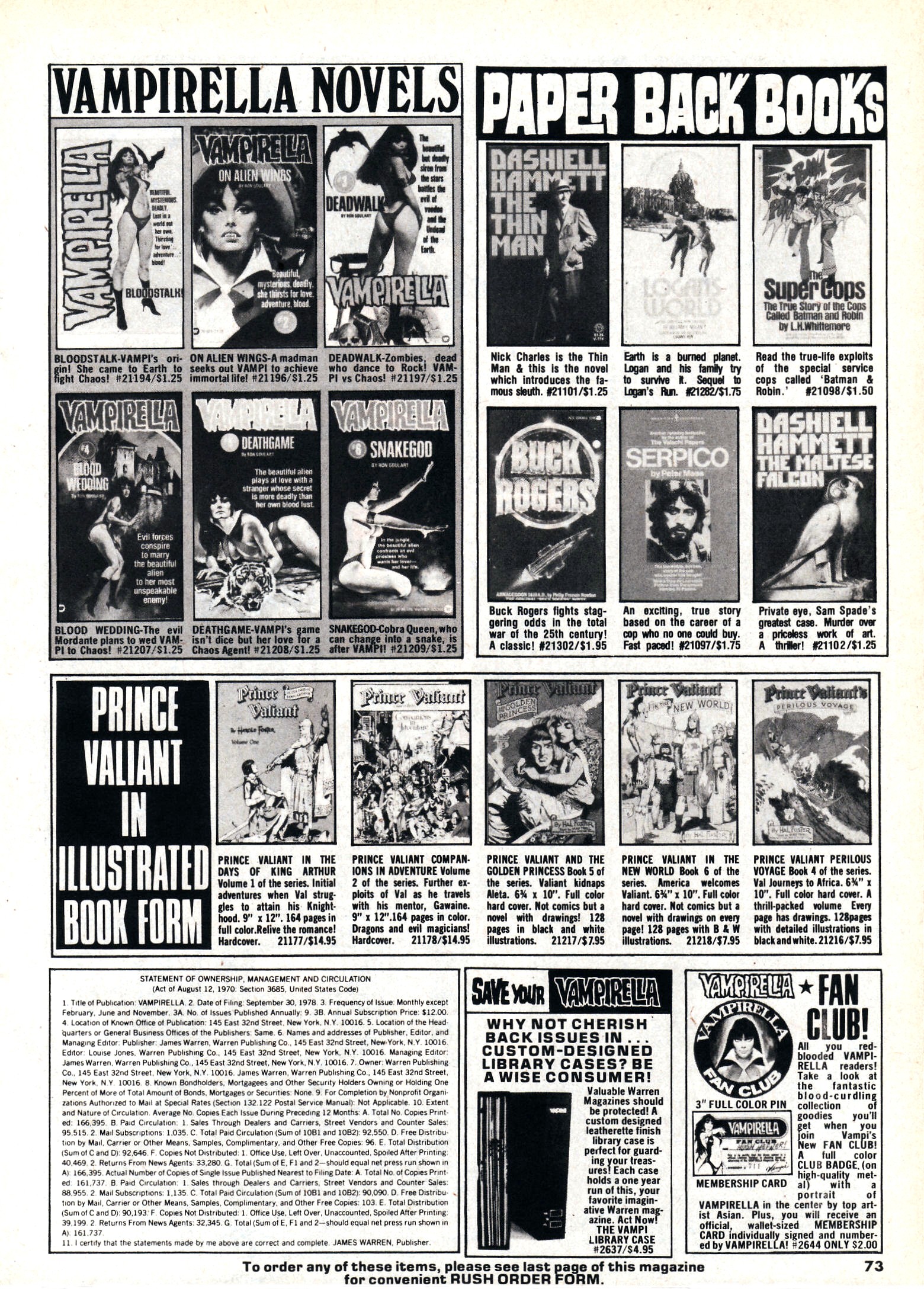 Read online Vampirella (1969) comic -  Issue #76 - 73