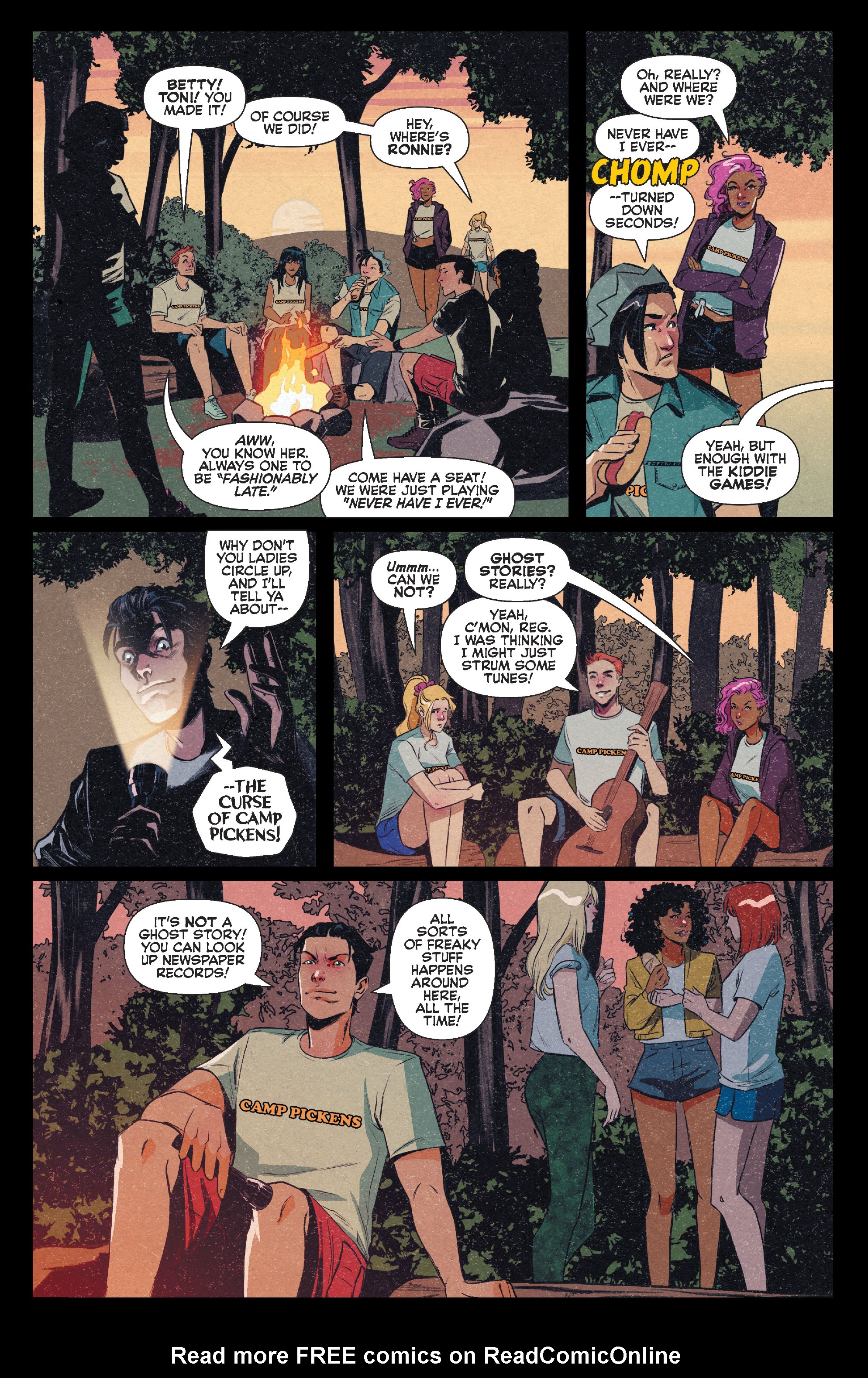 Read online Chilling Adventures Presents … Camp Pickens comic -  Issue # Full - 7