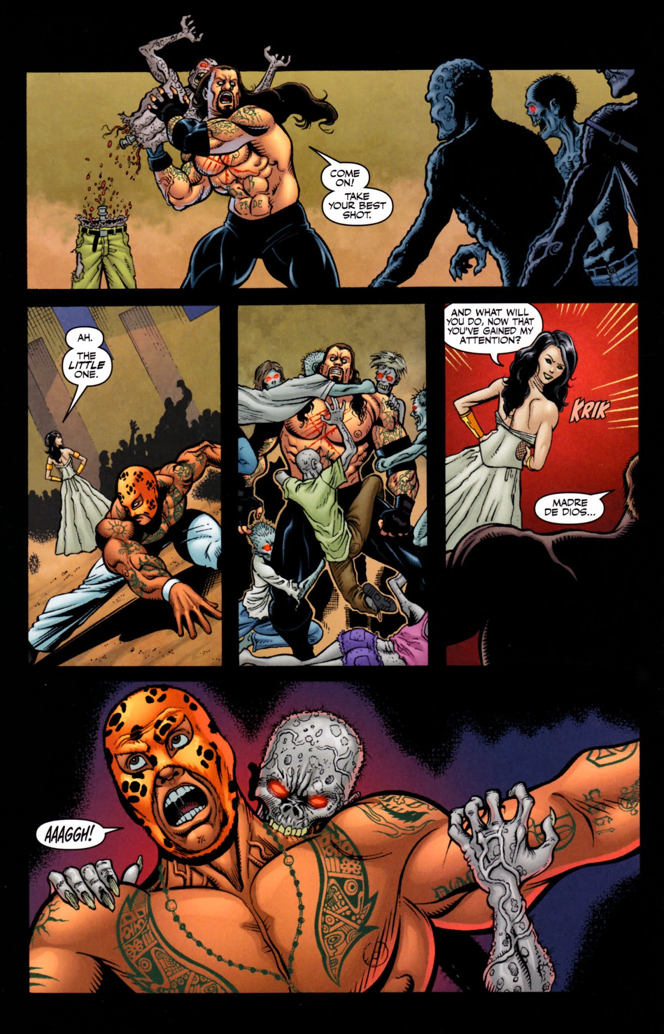 Read online WWE Heroes comic -  Issue #8 - 18