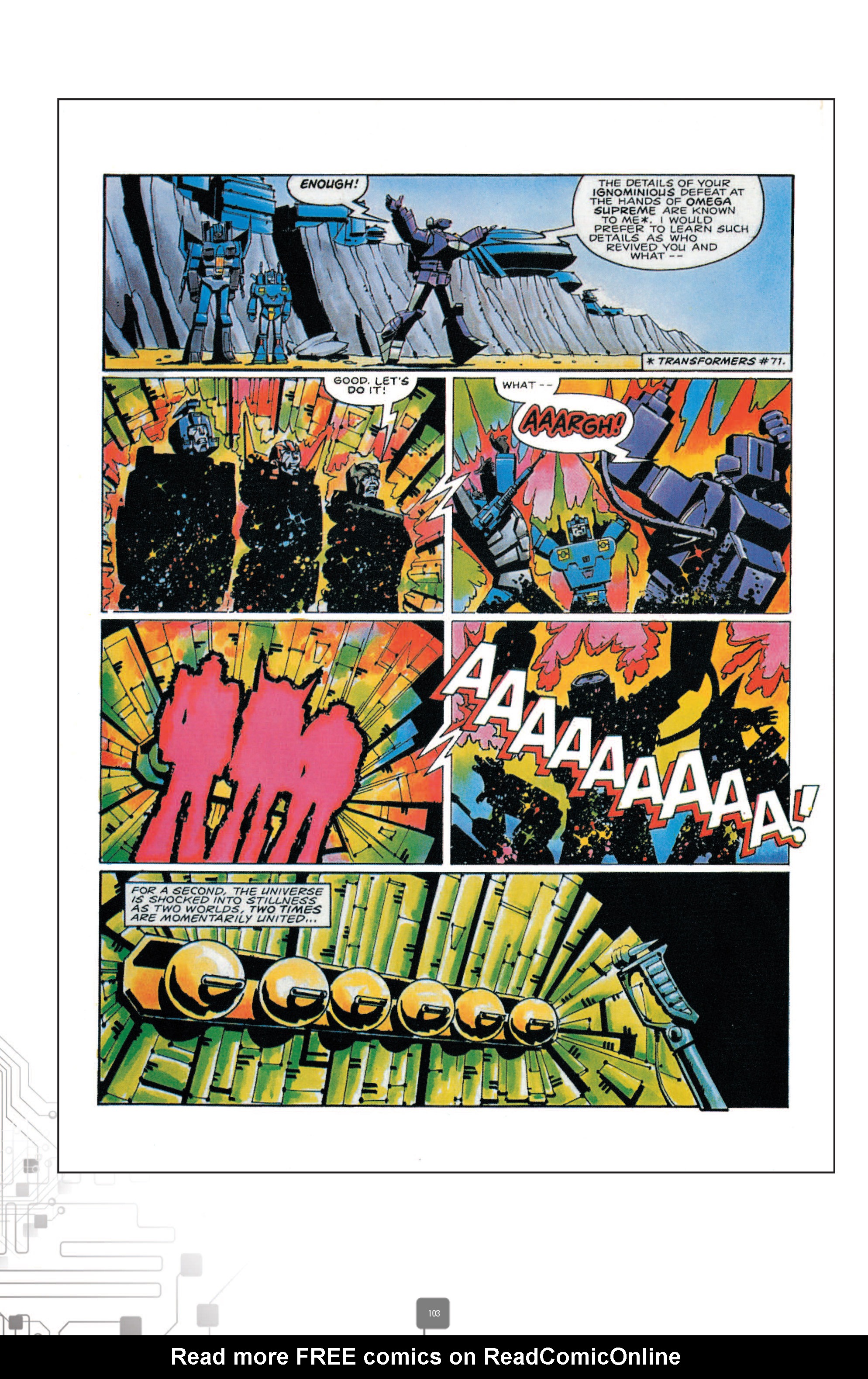 Read online The Transformers Classics UK comic -  Issue # TPB 3 - 104