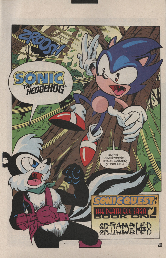 Read online Sonic Quest - The Death Egg Saga comic -  Issue #1 - 6