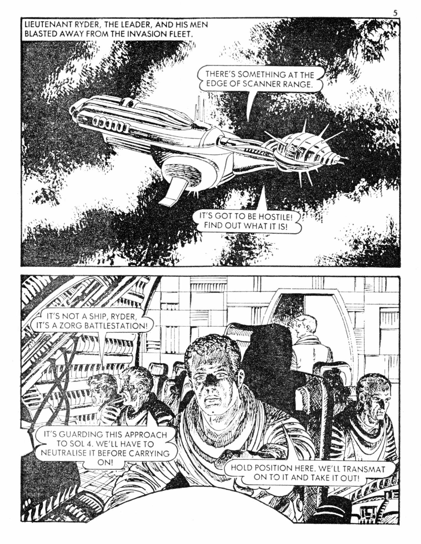 Read online Starblazer comic -  Issue #147 - 5