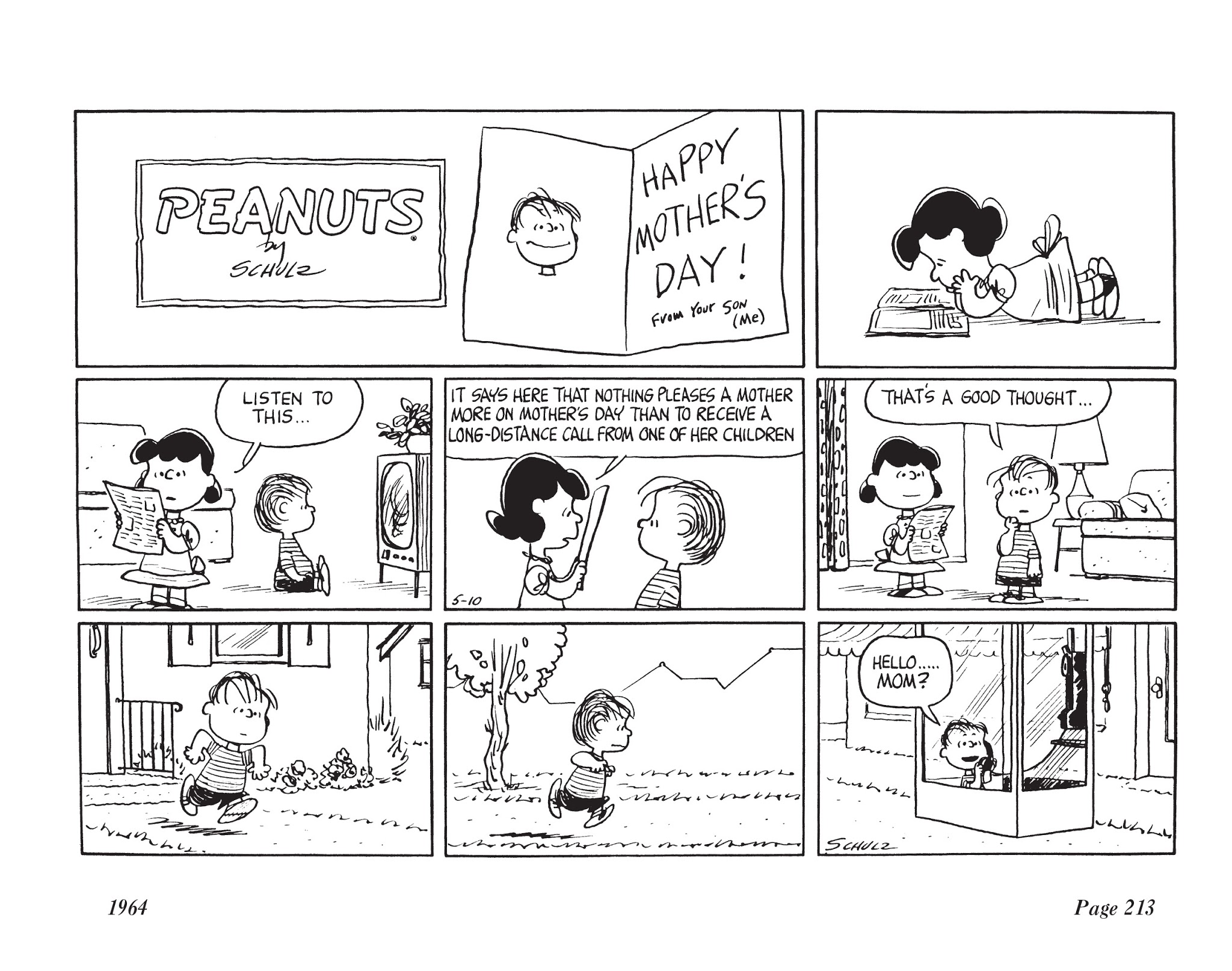 Read online The Complete Peanuts comic -  Issue # TPB 7 - 224