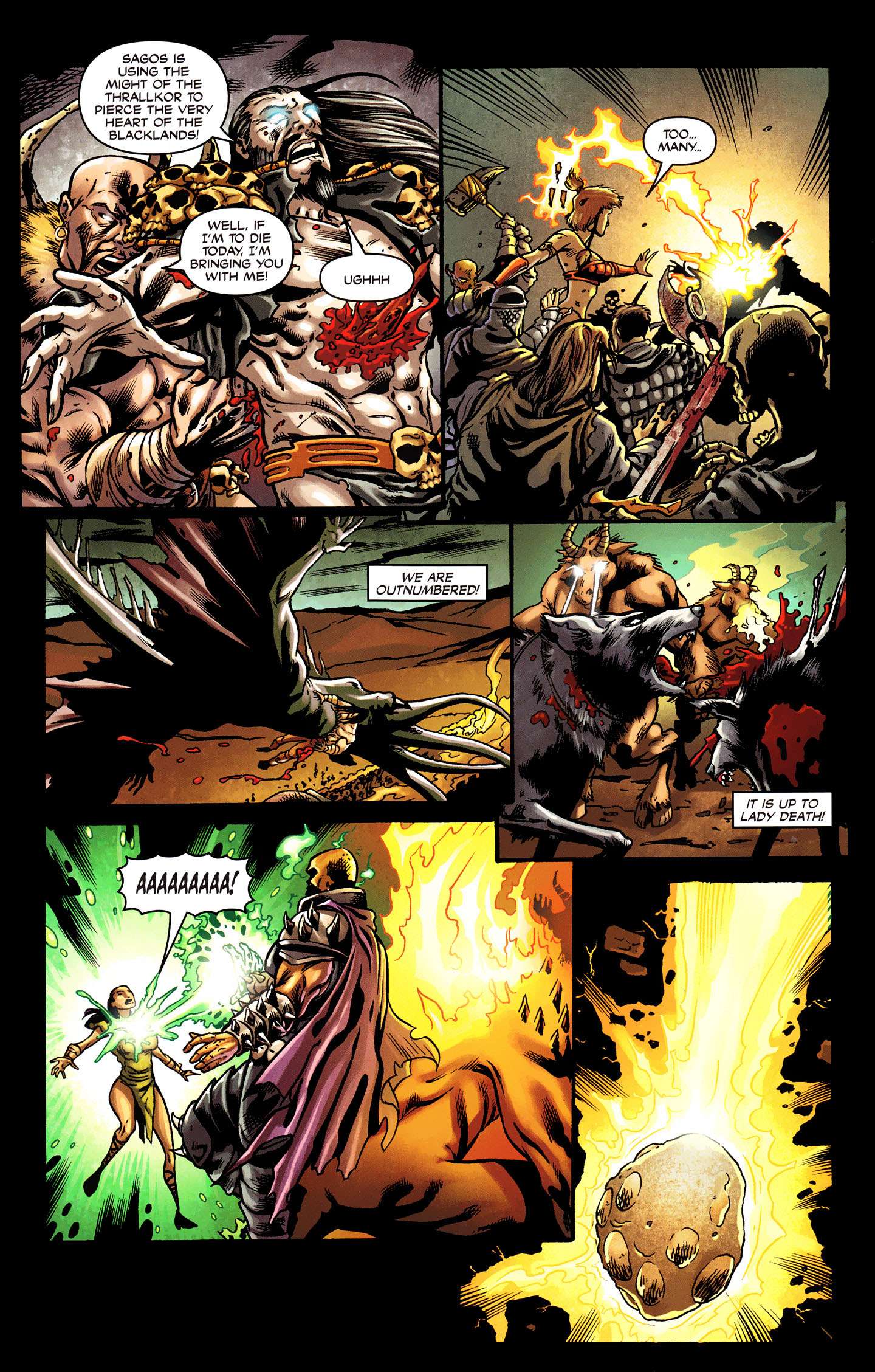 Read online Lady Death: Origins - Cursed comic -  Issue #3 - 13