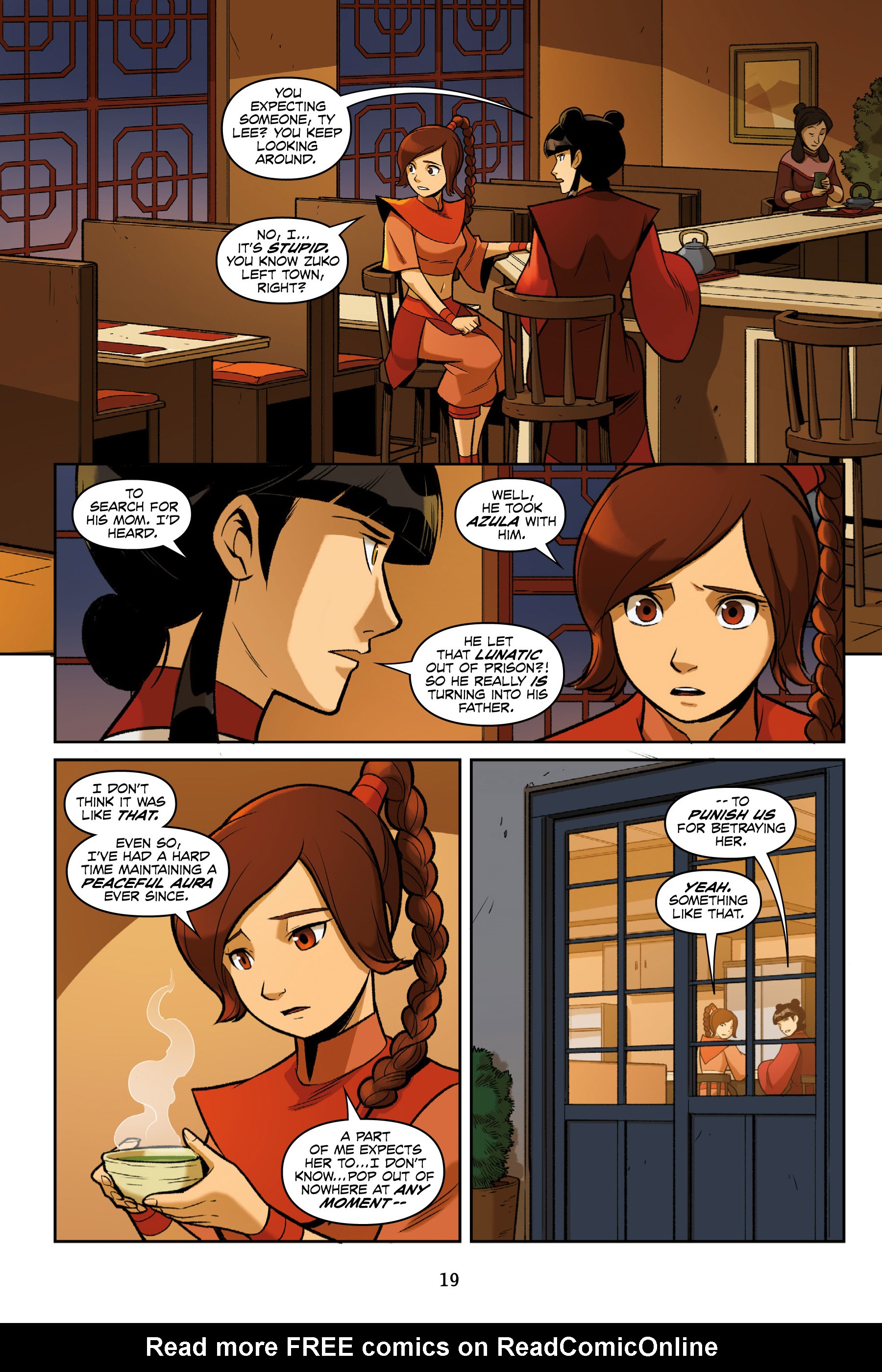 Read online Nickelodeon Avatar: The Last Airbender - Smoke and Shadow comic -  Issue # Part 1 - 19