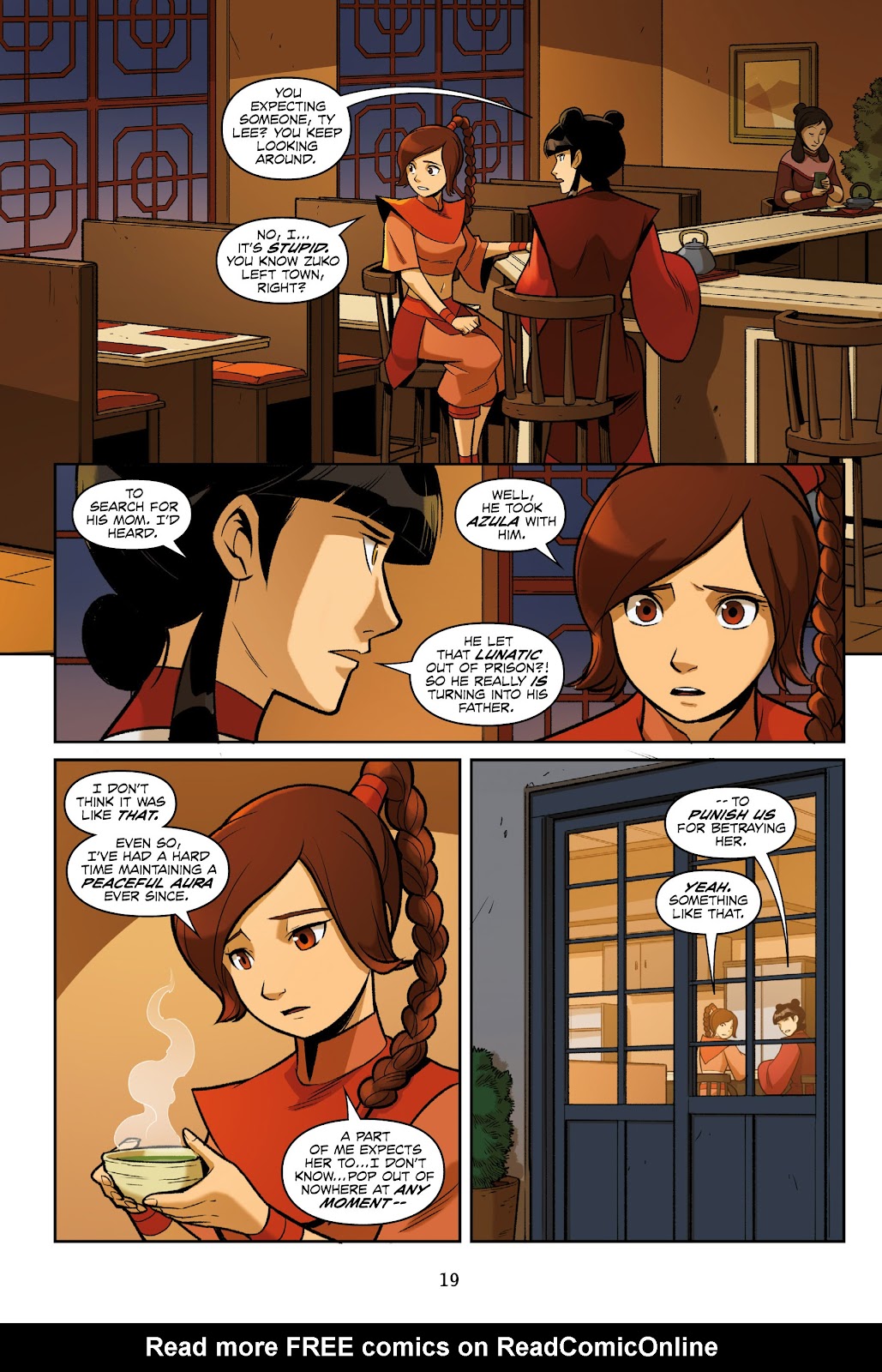 Nickelodeon Avatar: The Last Airbender - Smoke and Shadow issue Part 1 - Page 19