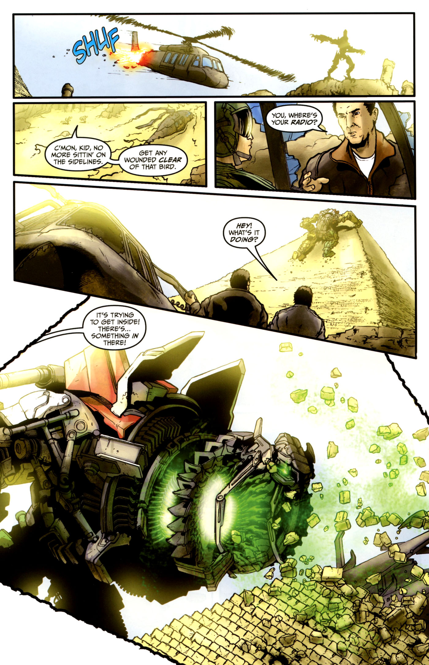 Read online Transformers: Revenge of the Fallen — Official Movie Adaptation comic -  Issue #4 - 12