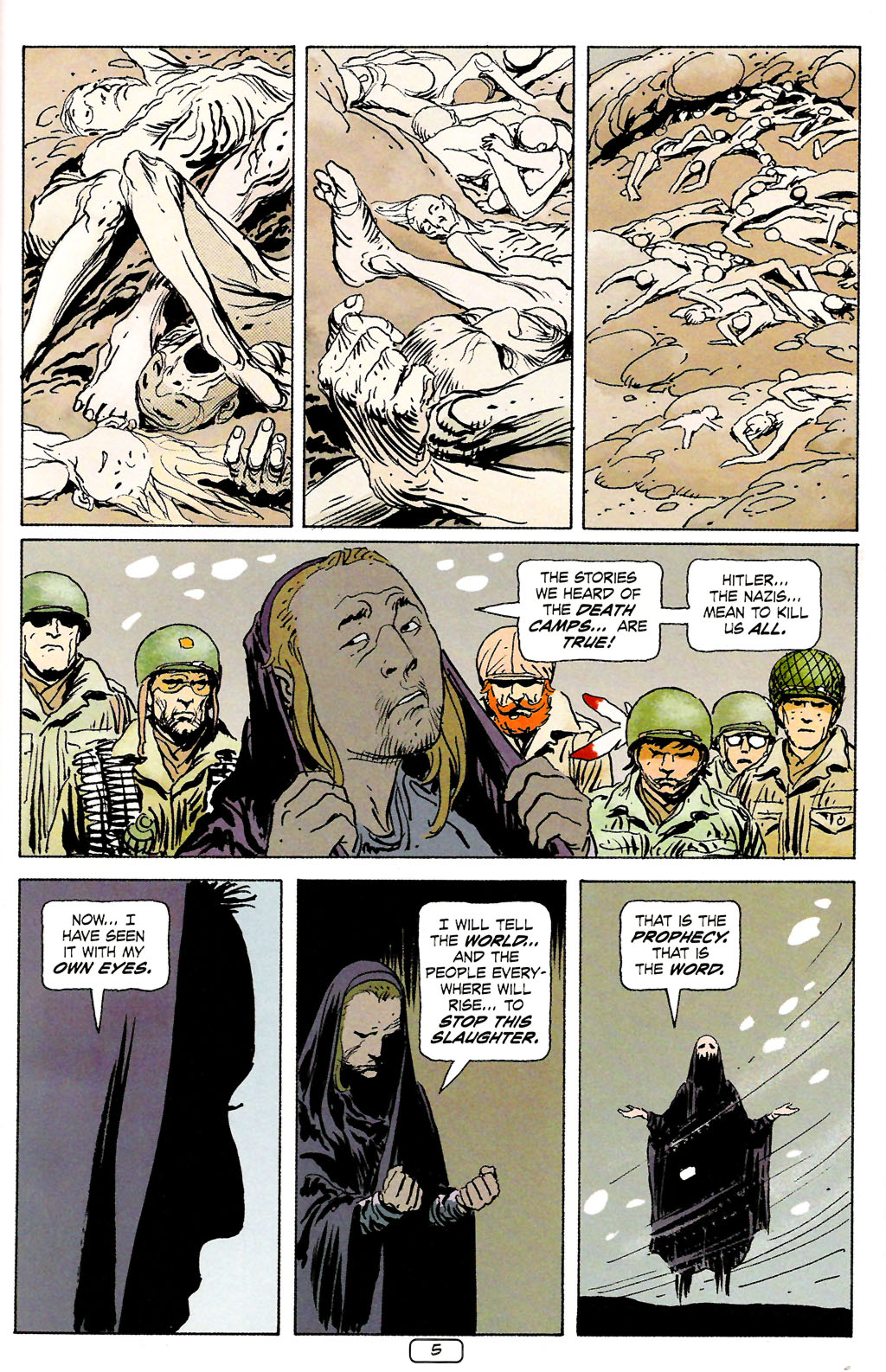 Read online Sgt. Rock: The Prophecy comic -  Issue #4 - 5