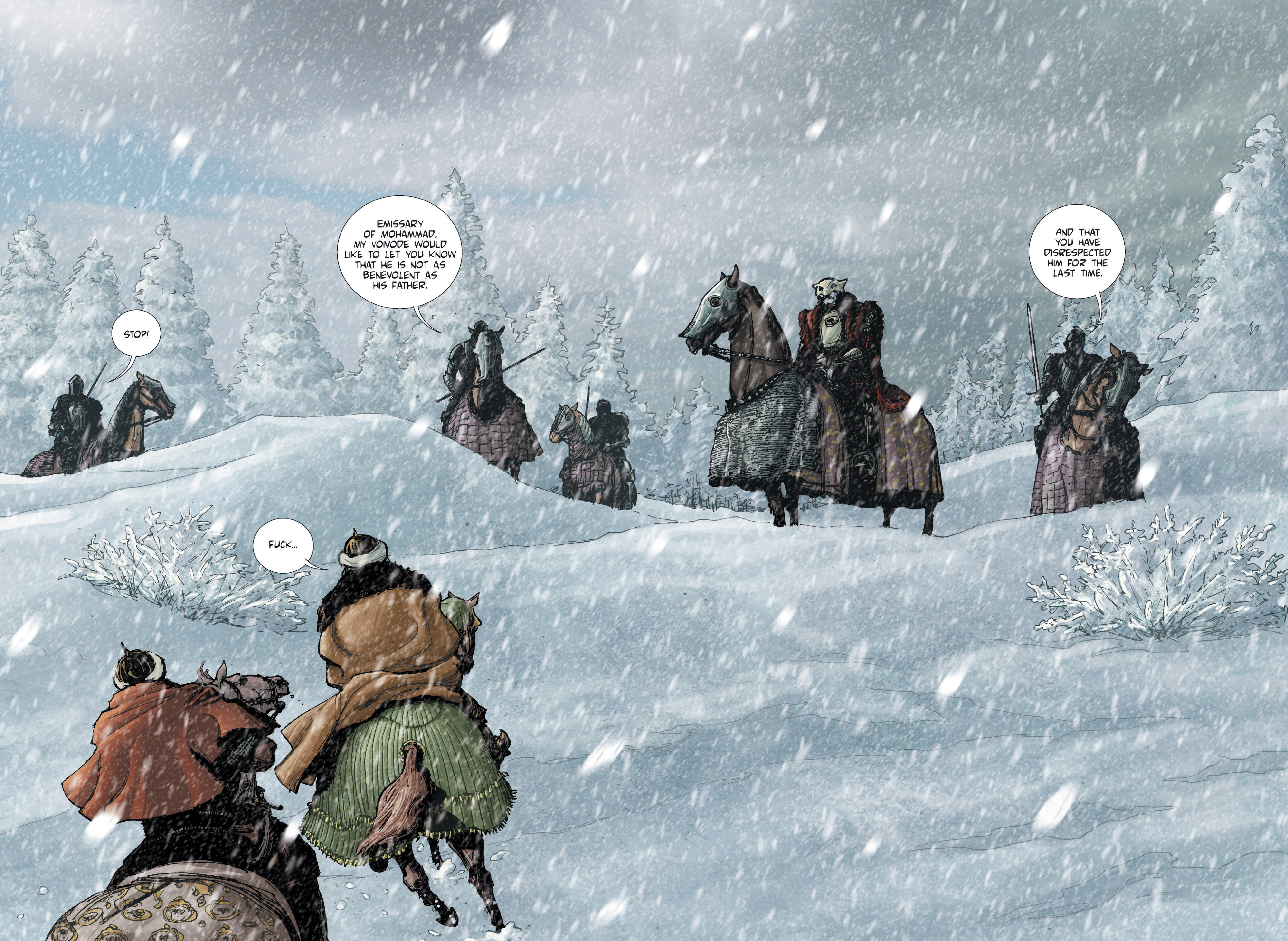 Read online Voivod: The True Story of Vlad the Impaler comic -  Issue # TPB - 107