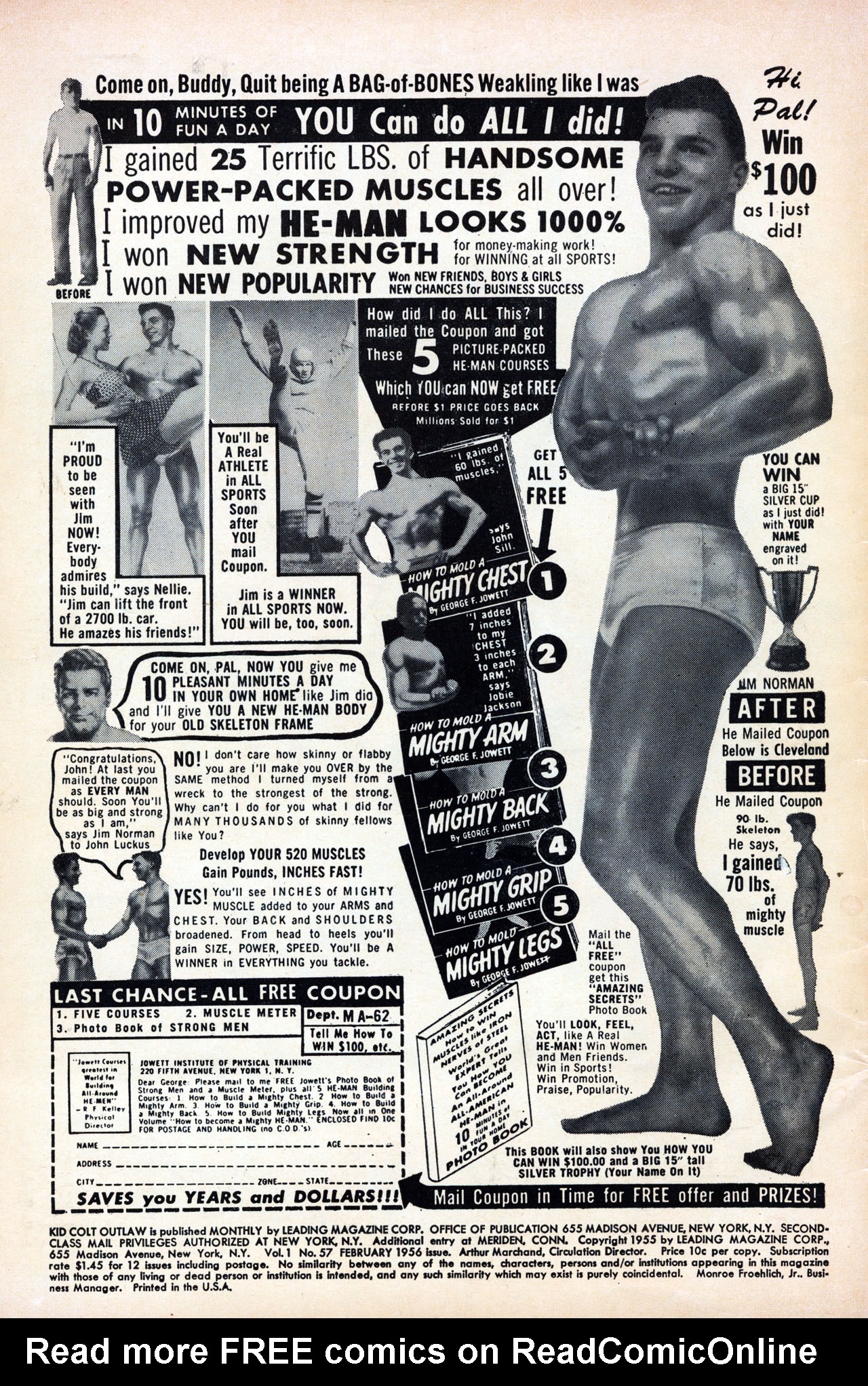 Read online Kid Colt Outlaw comic -  Issue #57 - 2