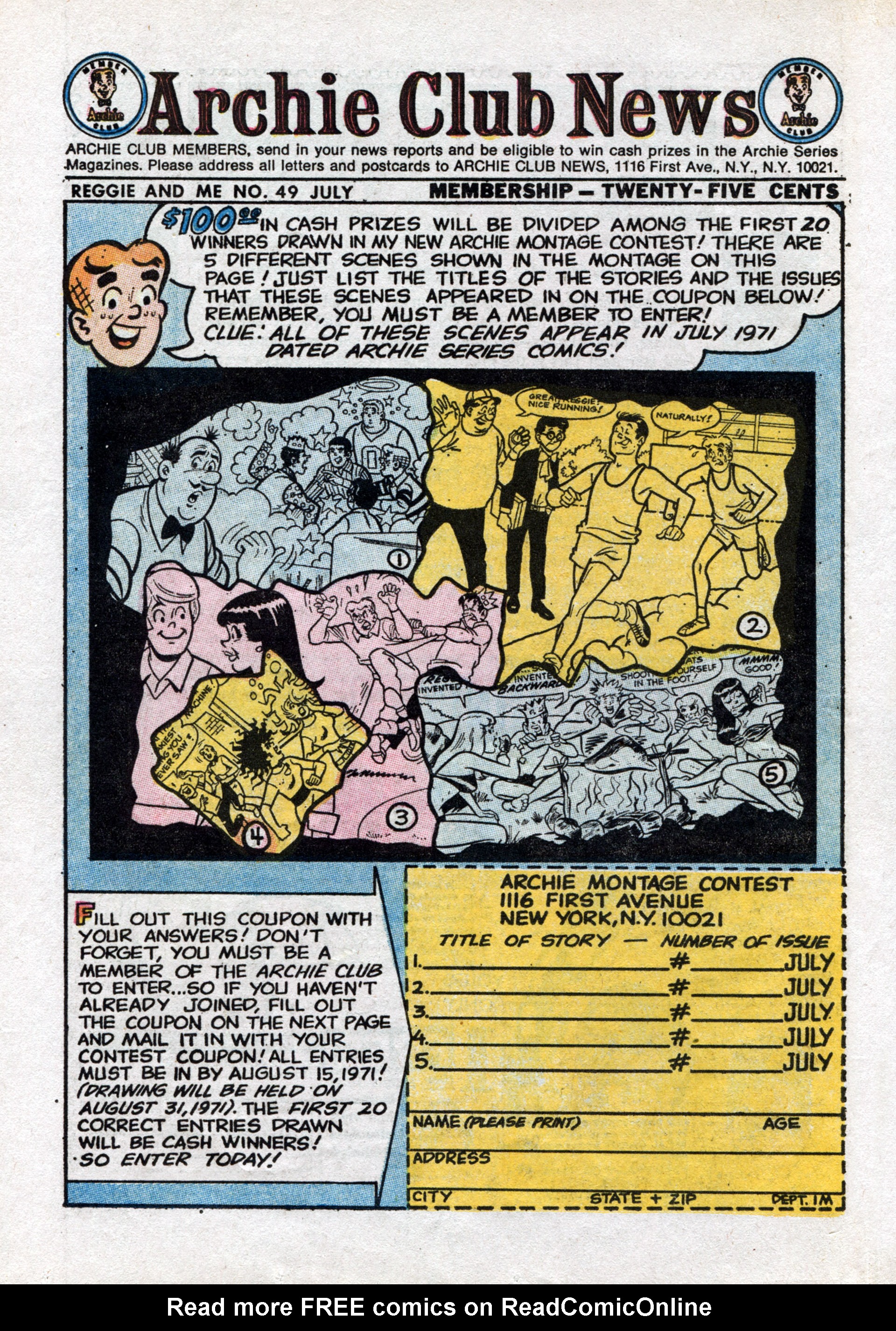 Read online Reggie and Me (1966) comic -  Issue #49 - 26