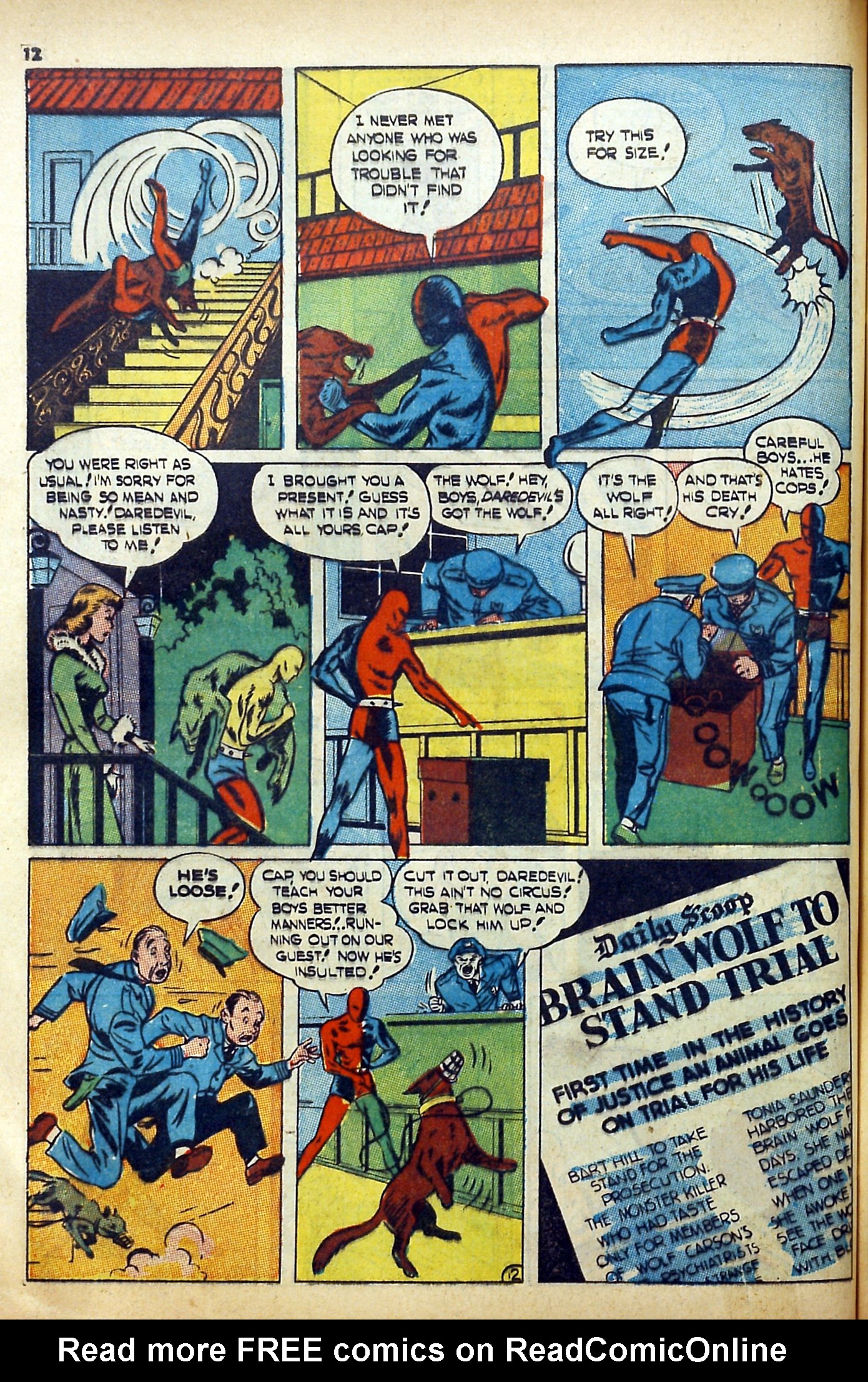 Read online Daredevil (1941) comic -  Issue #6 - 14