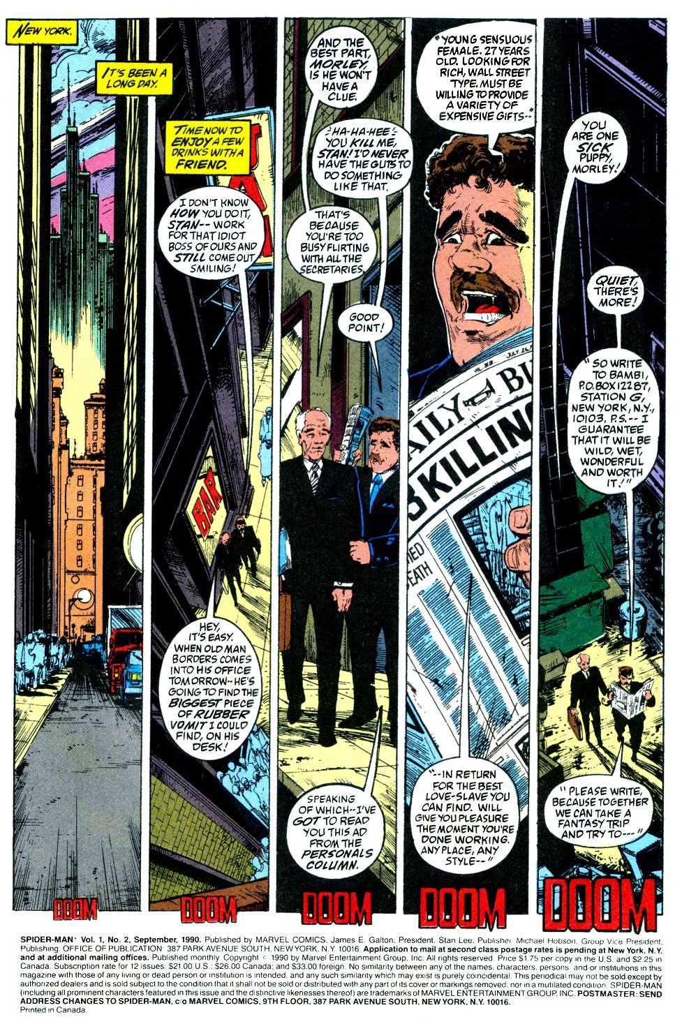 Read online Spider-Man (1990) comic -  Issue #2 - Torment Part 2 - 2
