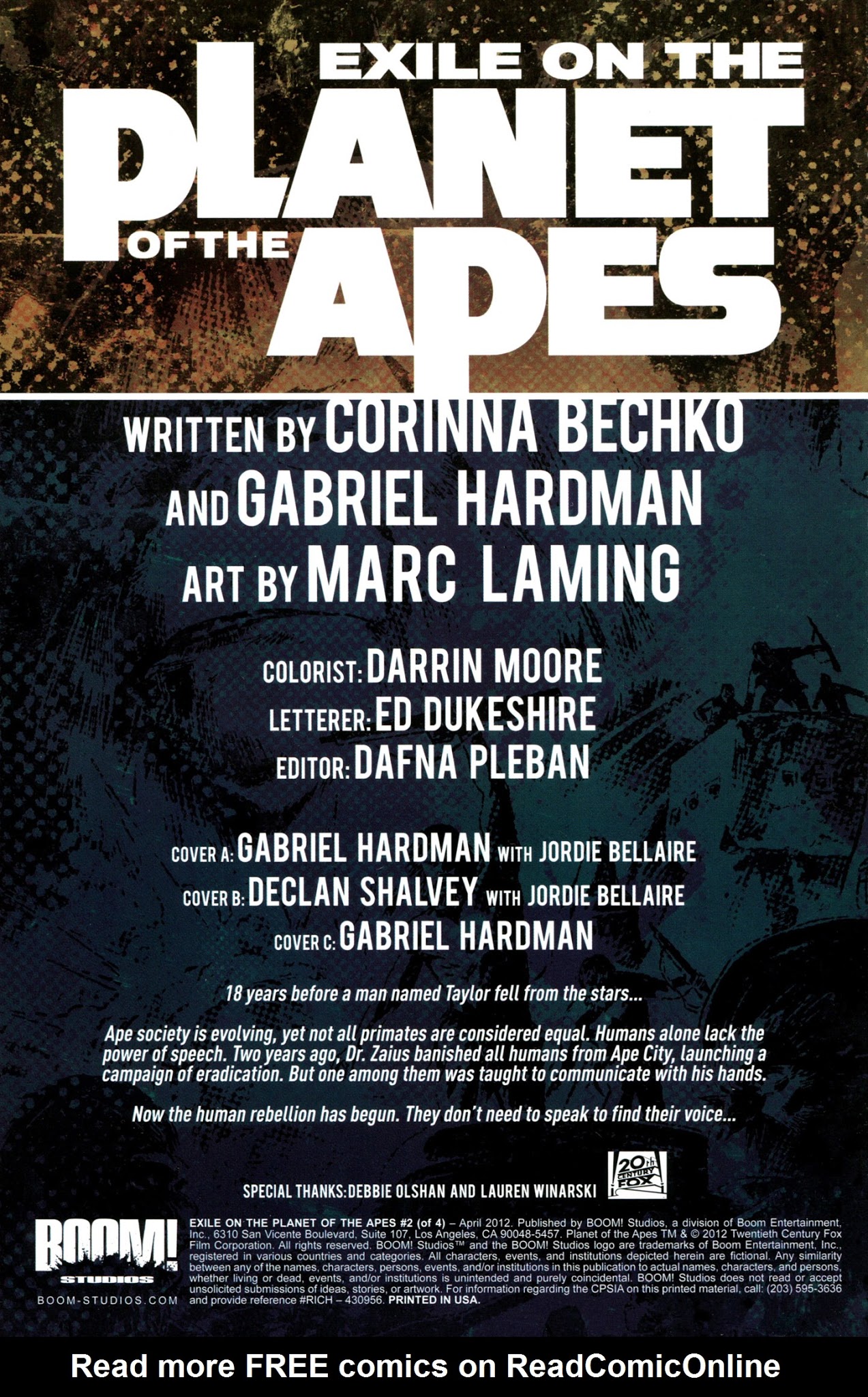 Read online Exile on the Planet of the Apes comic -  Issue #2 - 2
