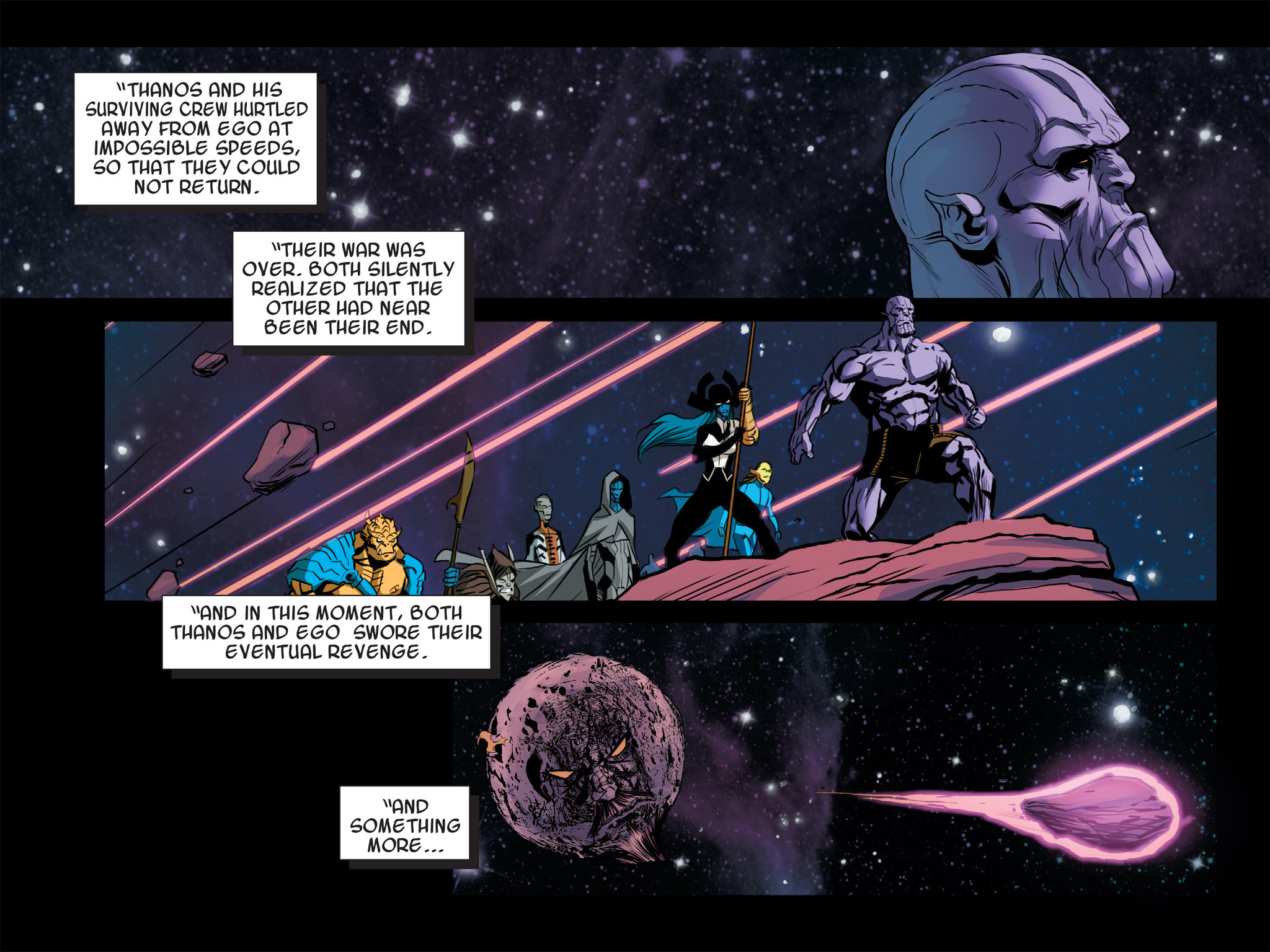 Read online Thanos: A God Up There Listening comic -  Issue # TPB - 337
