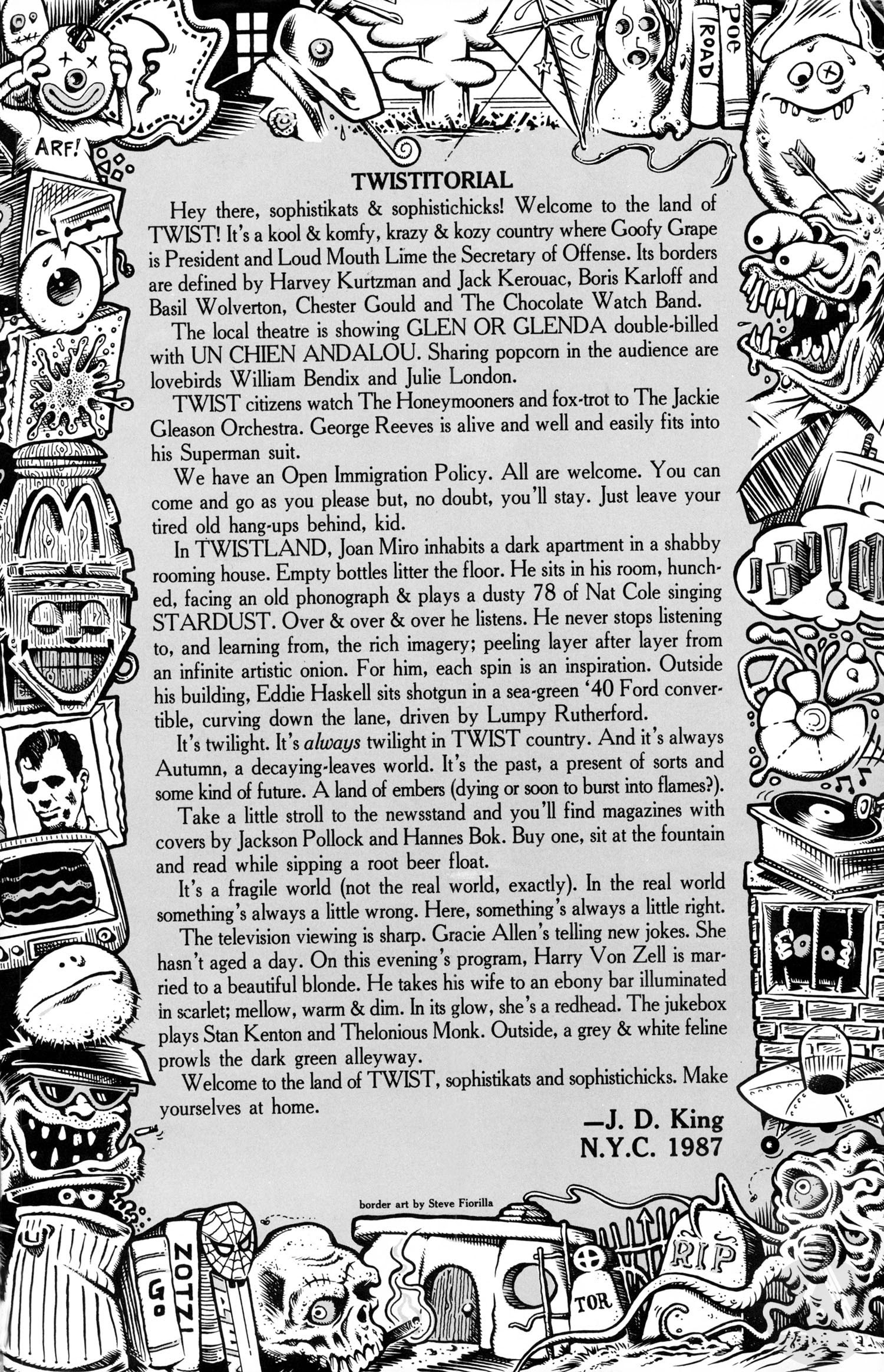 Read online Twist (1987) comic -  Issue #1 - 2