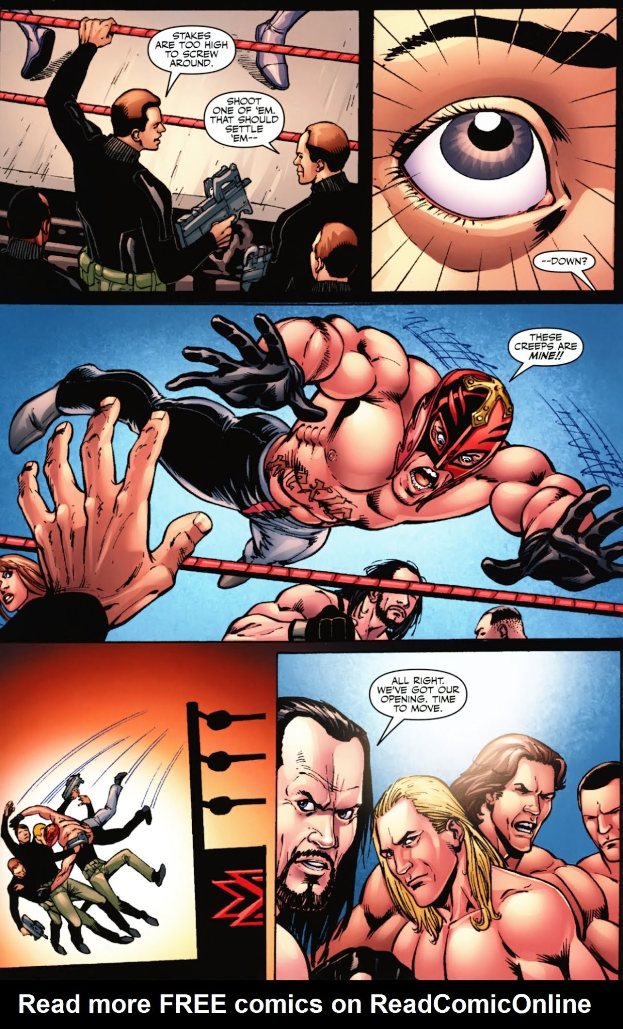 Read online WWE Heroes comic -  Issue #4 - 22