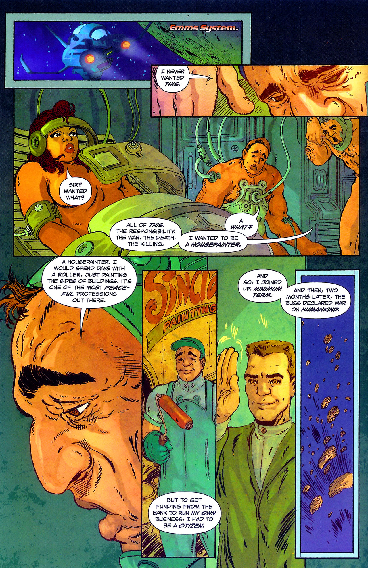 Read online Starship Troopers: Damaged Justice comic -  Issue #2 - 10