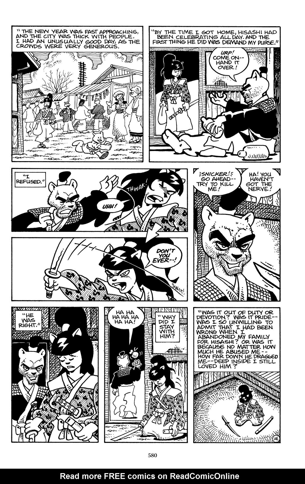 Read online The Usagi Yojimbo Saga comic -  Issue # TPB 1 - 567