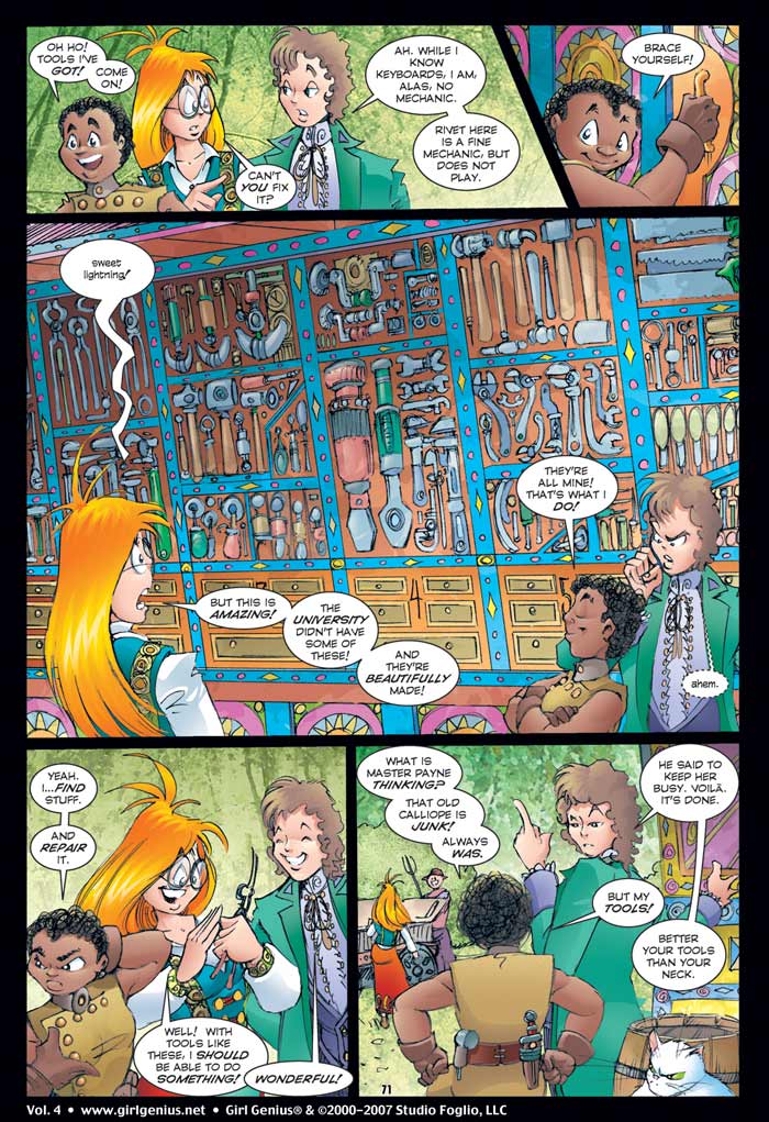 Read online Girl Genius (2002) comic -  Issue #4 - 68