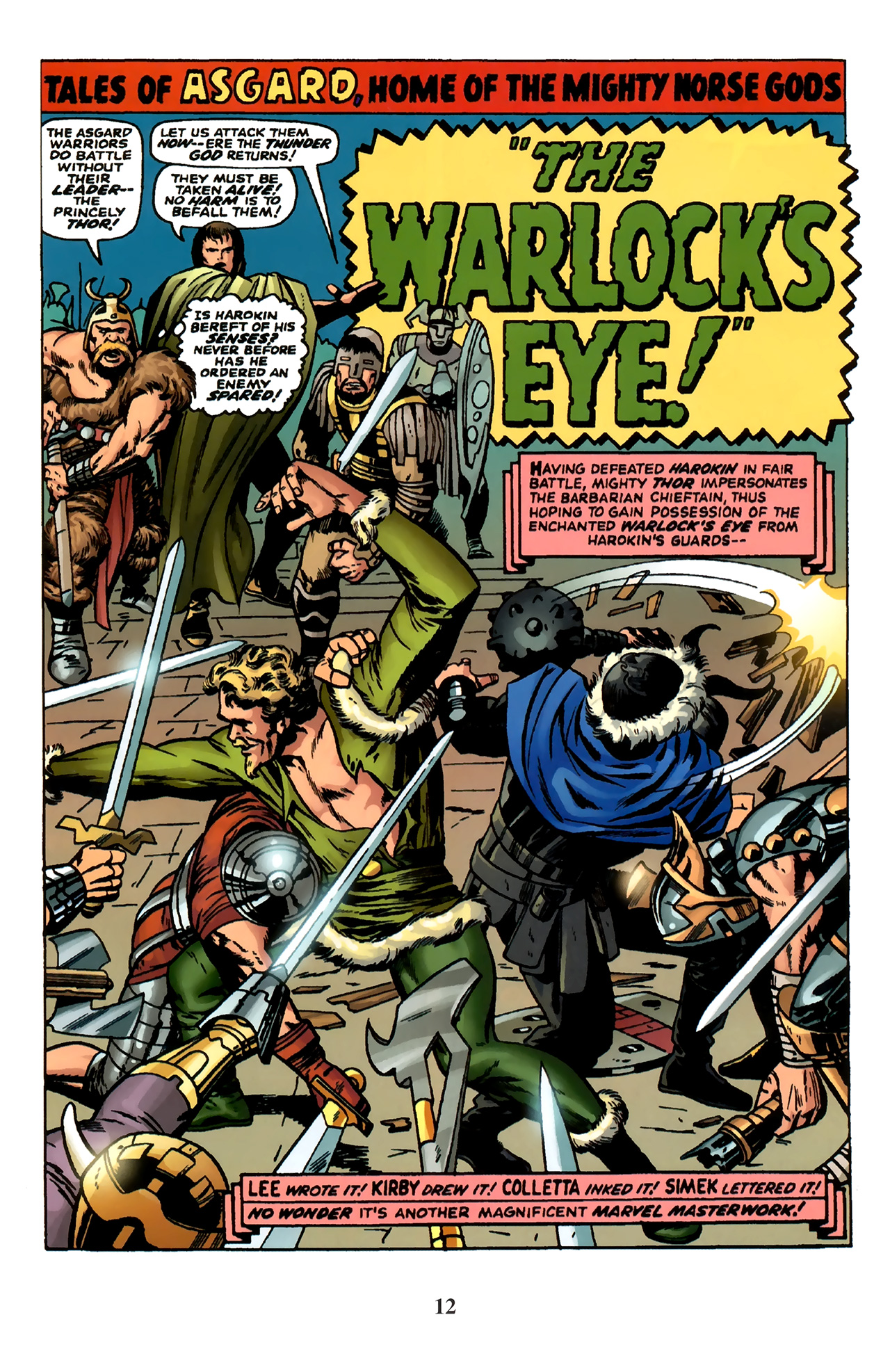 Read online Thor: Tales of Asgard by Stan Lee & Jack Kirby comic -  Issue #5 - 14
