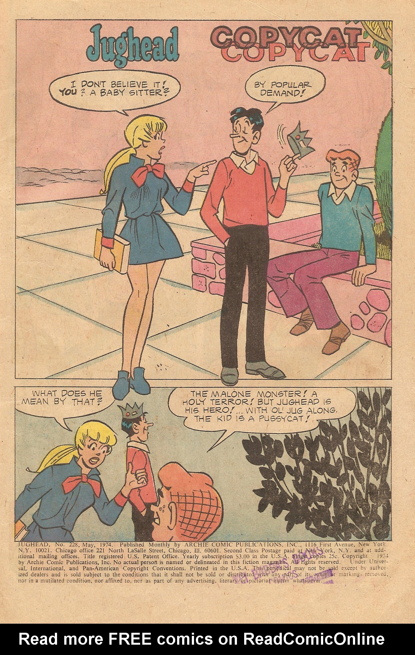 Read online Jughead (1965) comic -  Issue #228 - 3