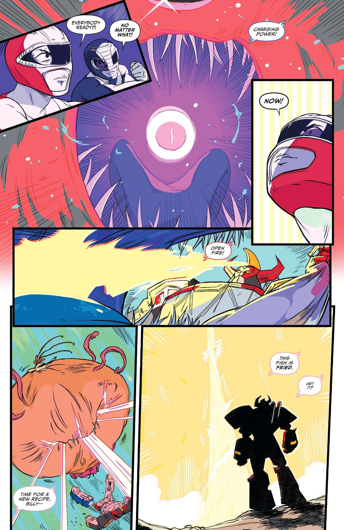Read online Saban's Go Go Power Rangers: Back To School comic -  Issue # Full - 39