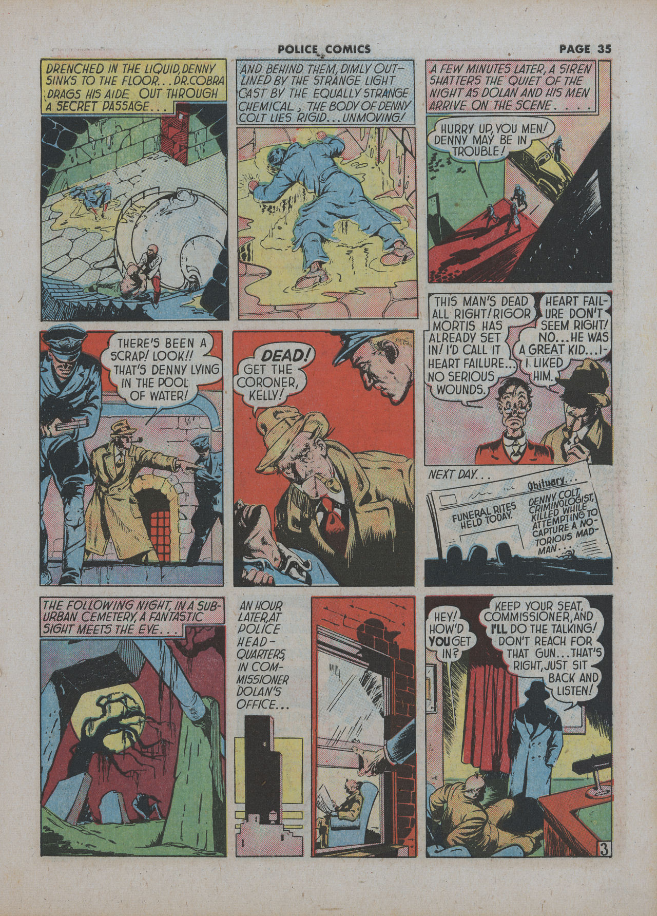 Read online Police Comics comic -  Issue #11 - 37