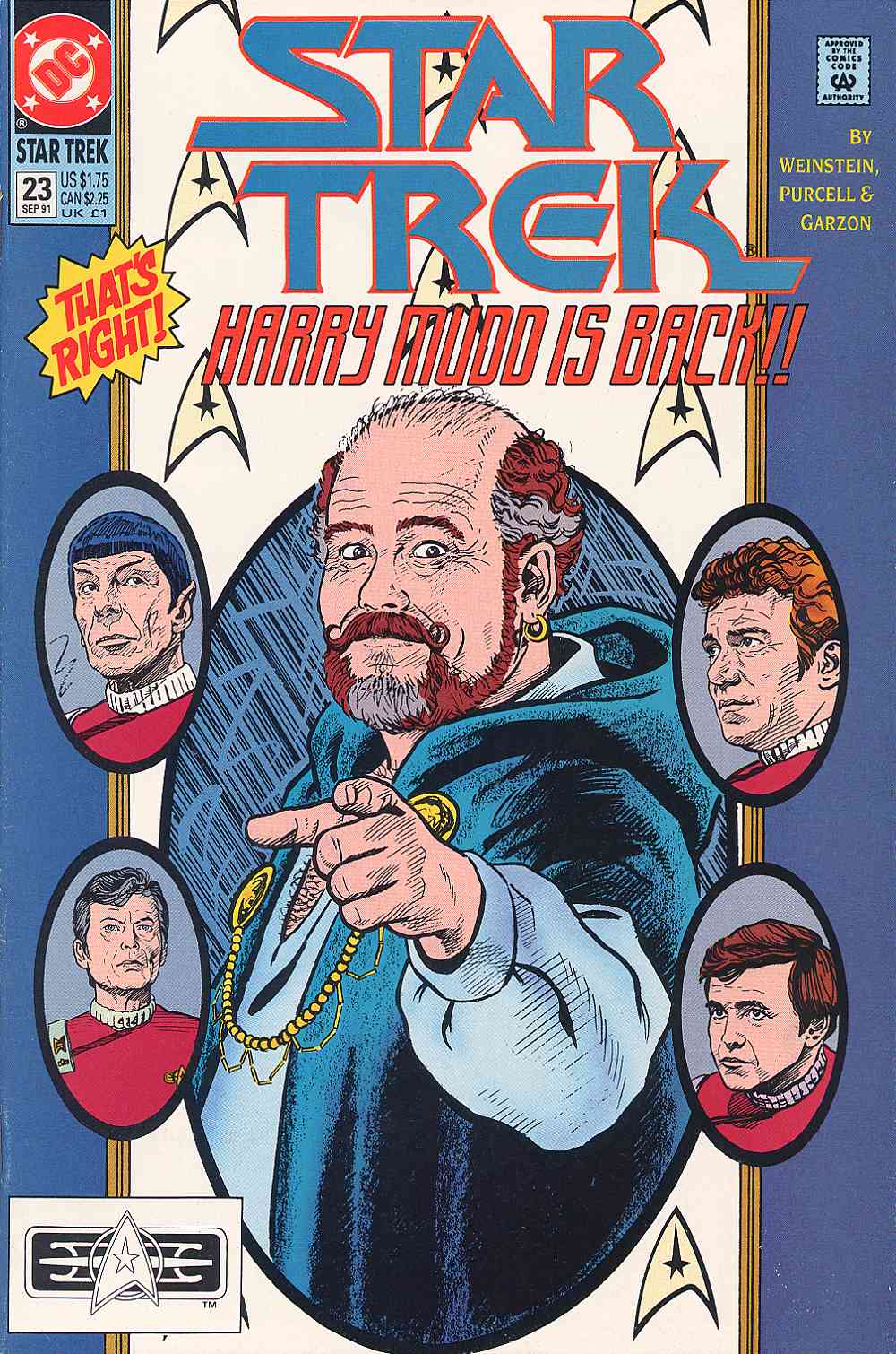 Read online Star Trek (1989) comic -  Issue #23 - 1