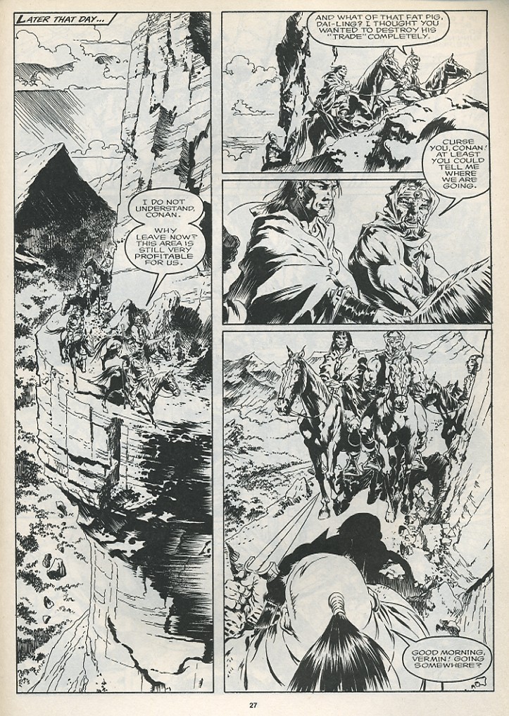 Read online The Savage Sword Of Conan comic -  Issue #175 - 29