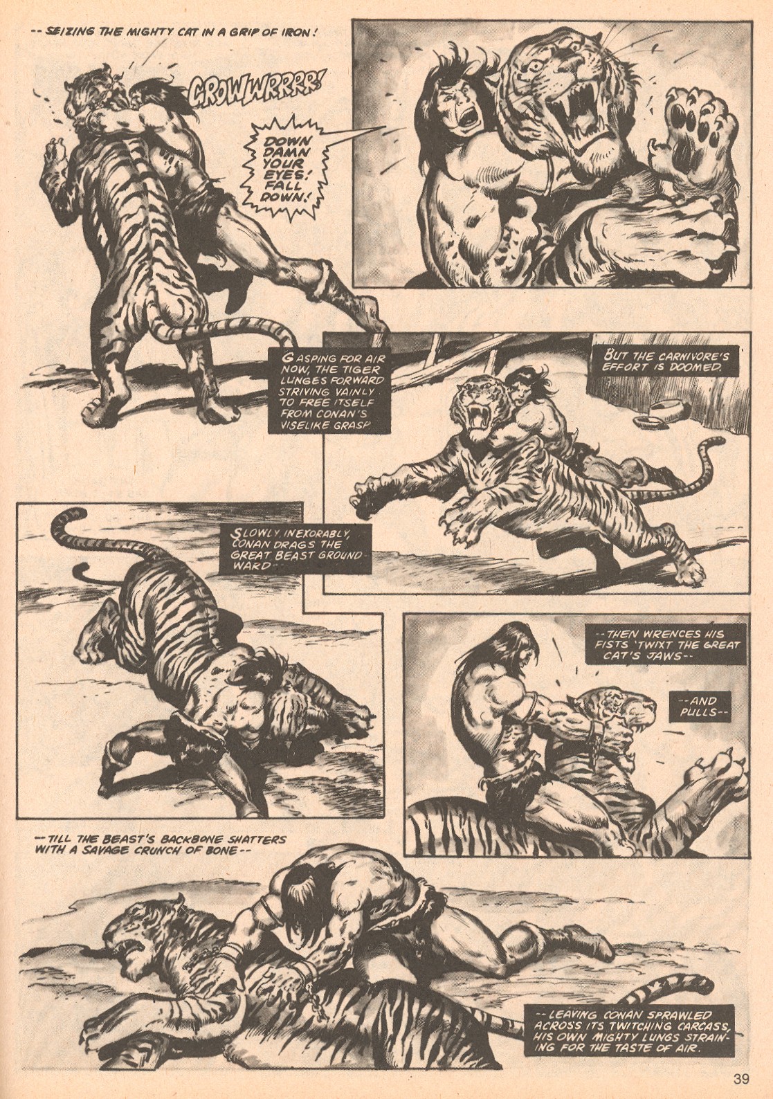 Read online The Savage Sword Of Conan comic -  Issue #62 - 39