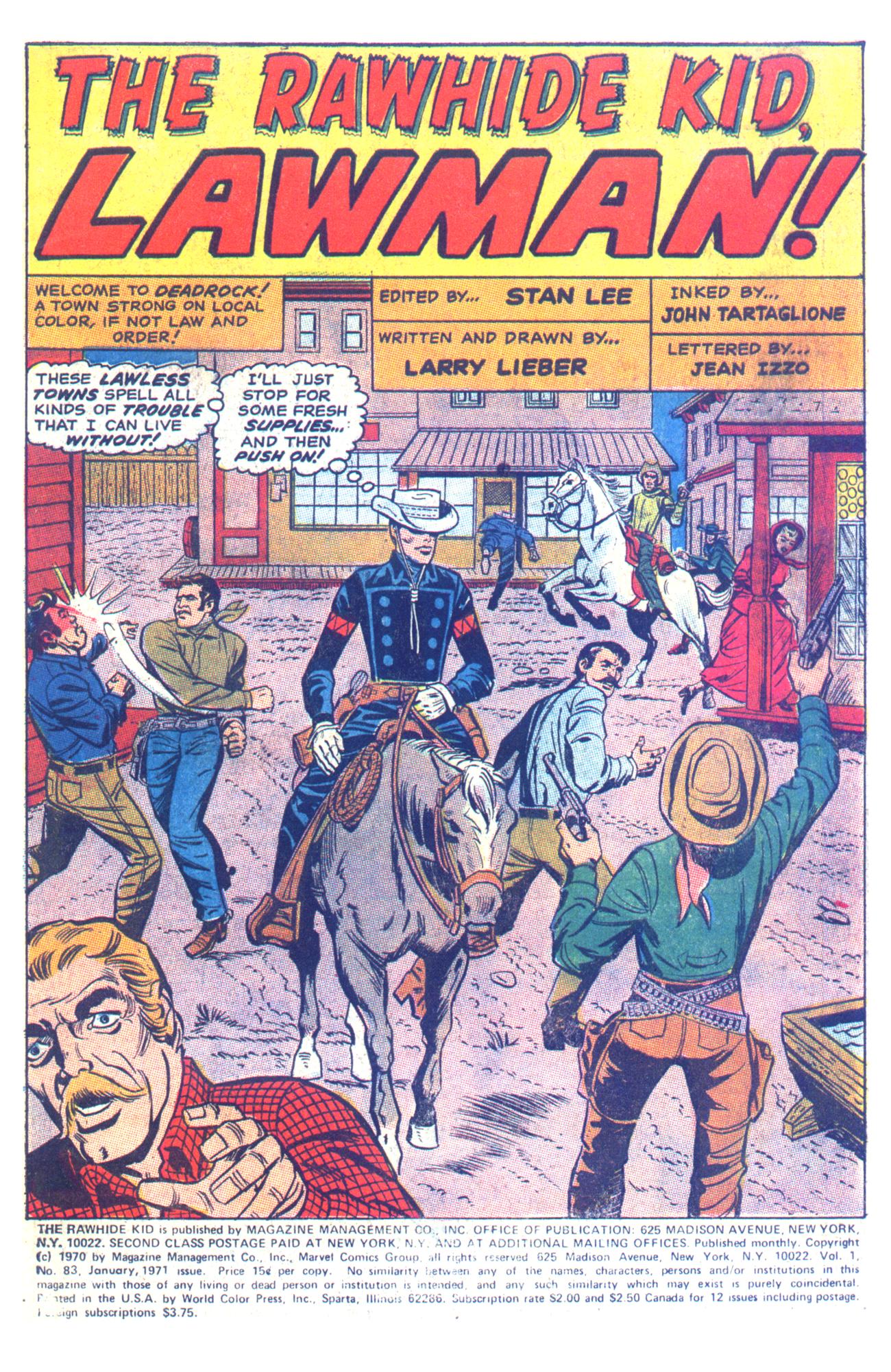 Read online The Rawhide Kid comic -  Issue #83 - 7