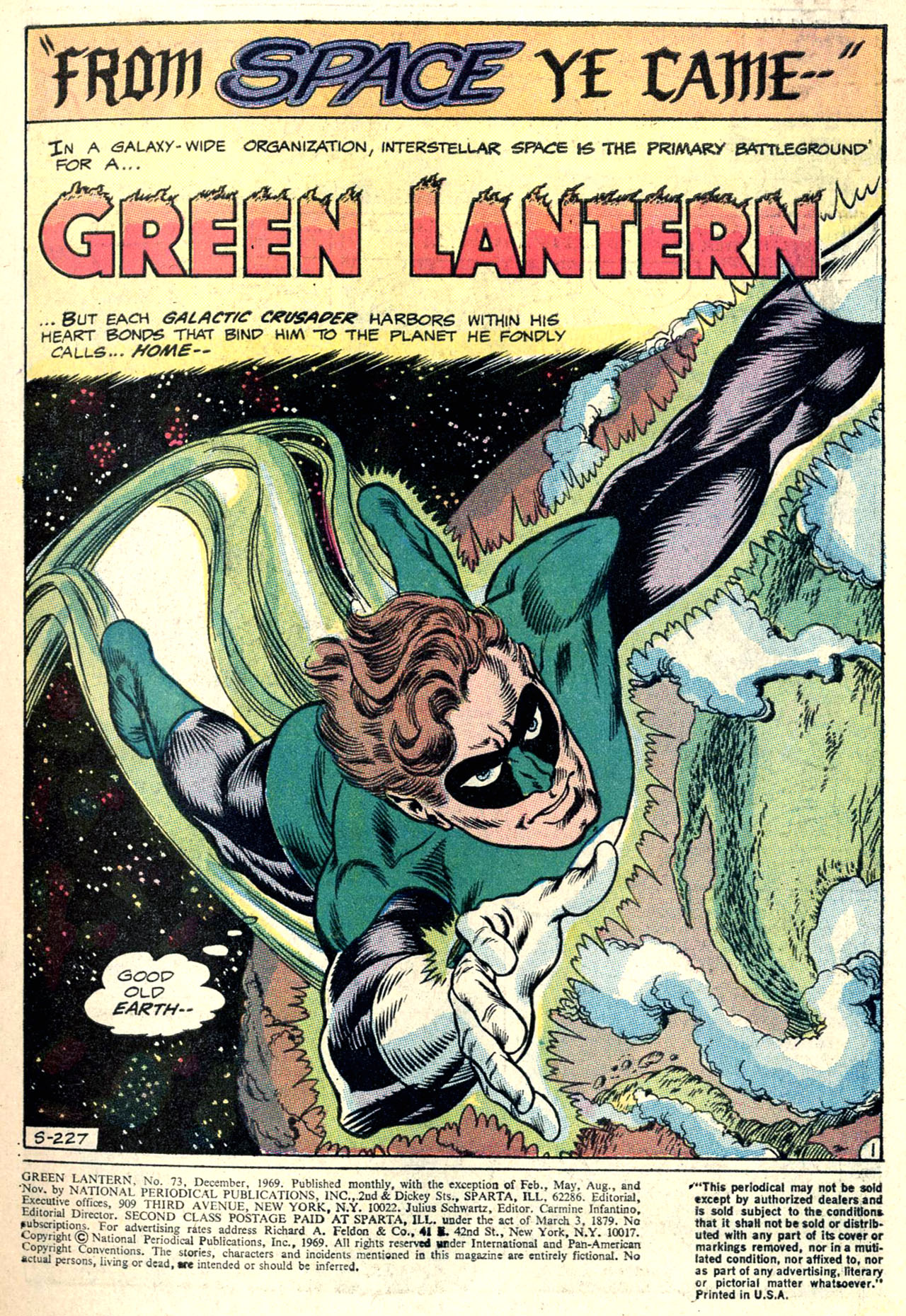 Read online Green Lantern (1960) comic -  Issue #73 - 3